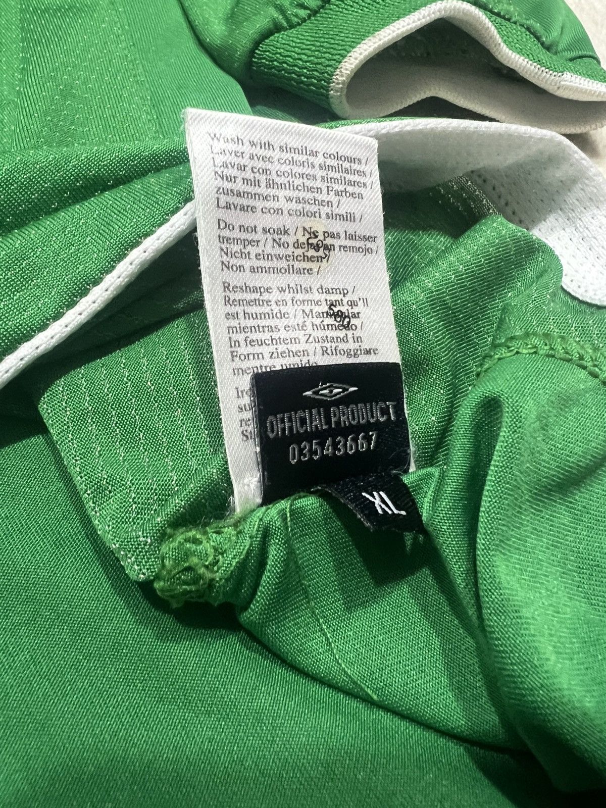 Umbro Republic of Ireland 2006 Umbro Home Jersey Long Sleeve Size US XL / EU 56 / 4 - 7 Thumbnail