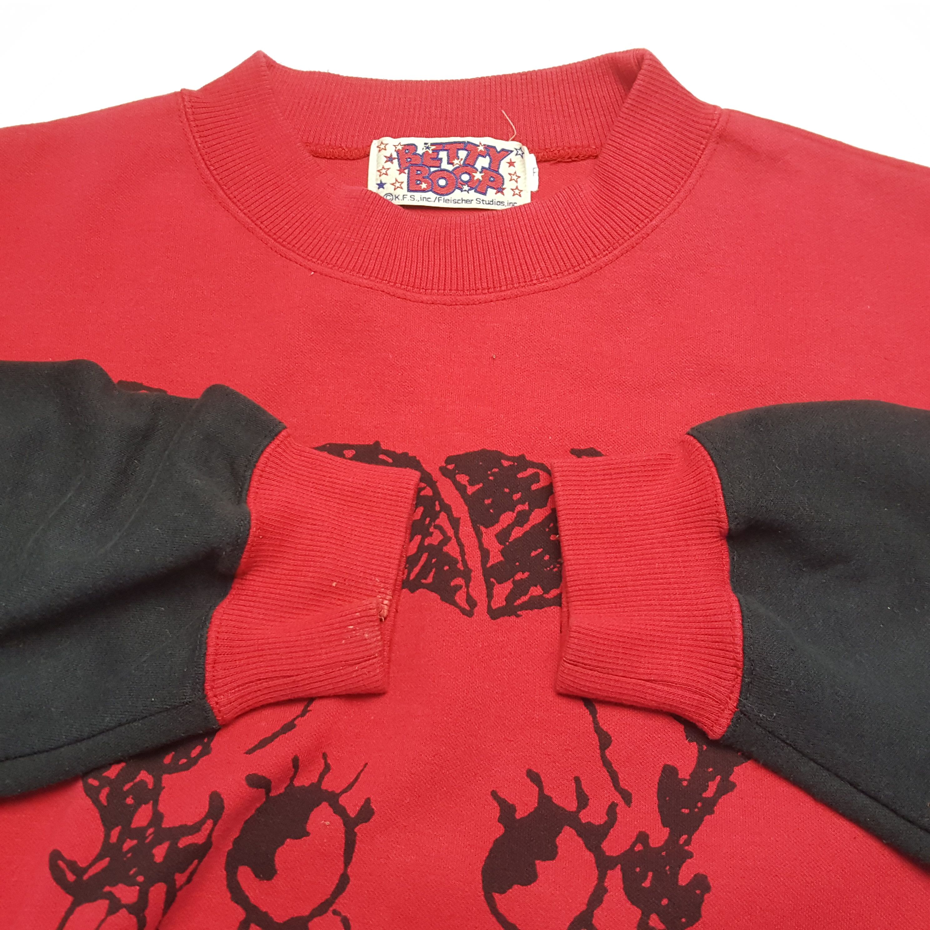 Cartoon Network × Vintage Vintage BETTY BOOP Sexy Cartoon Characters Sweatshirts Size US M / EU 48-50 / 2 - 8 Thumbnail