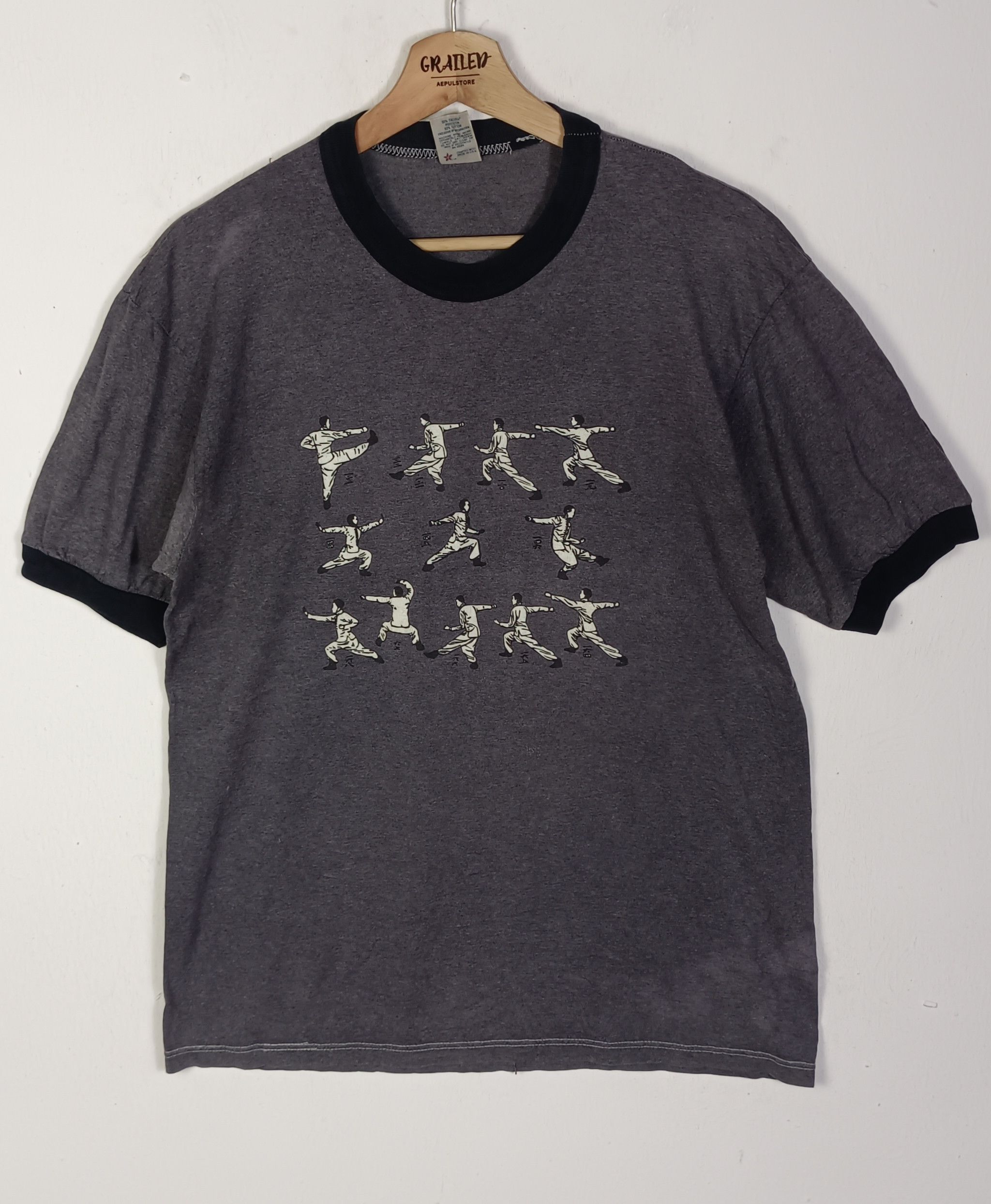 Vintage Vintage Soffe Shirt Kungfu Ringer Size US M / EU 48-50 / 2 - 1 Thumbnail