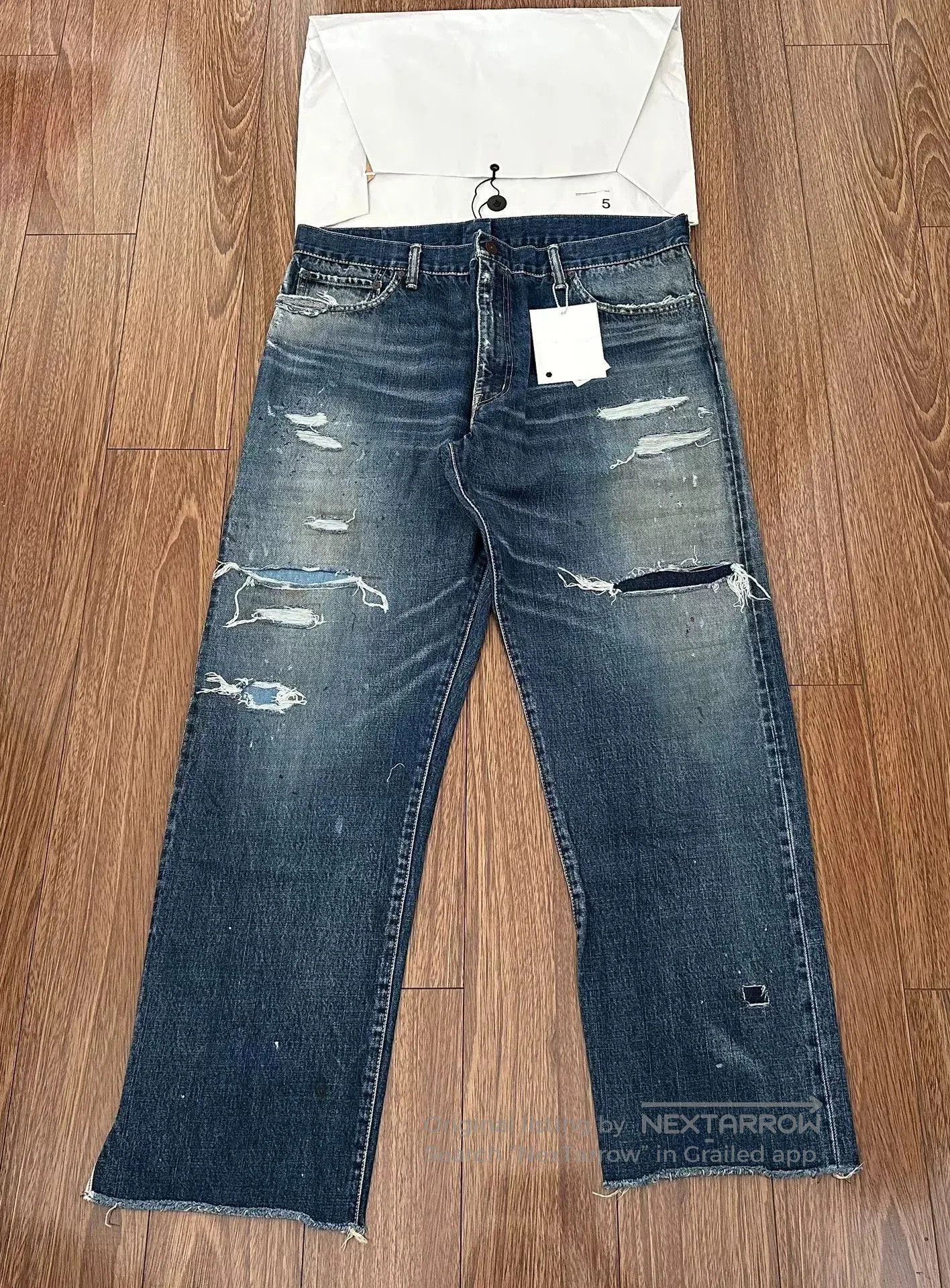 Visvim visvim journeyman pants tacked crash denim. Size US 34 / EU 50 - 1 Thumbnail
