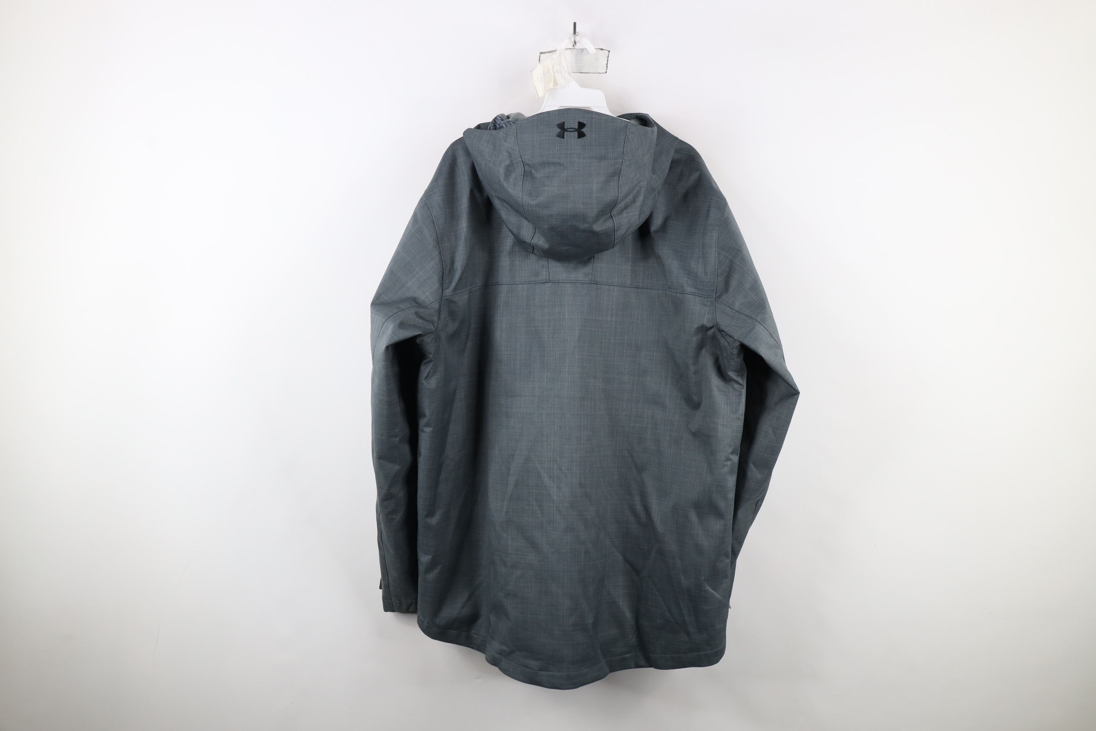 Under Armour × Vintage Under Armour Infrared Storm Full Zip Hooded Jacket Gray Size US L / EU 52-54 / 3 - 13 Thumbnail
