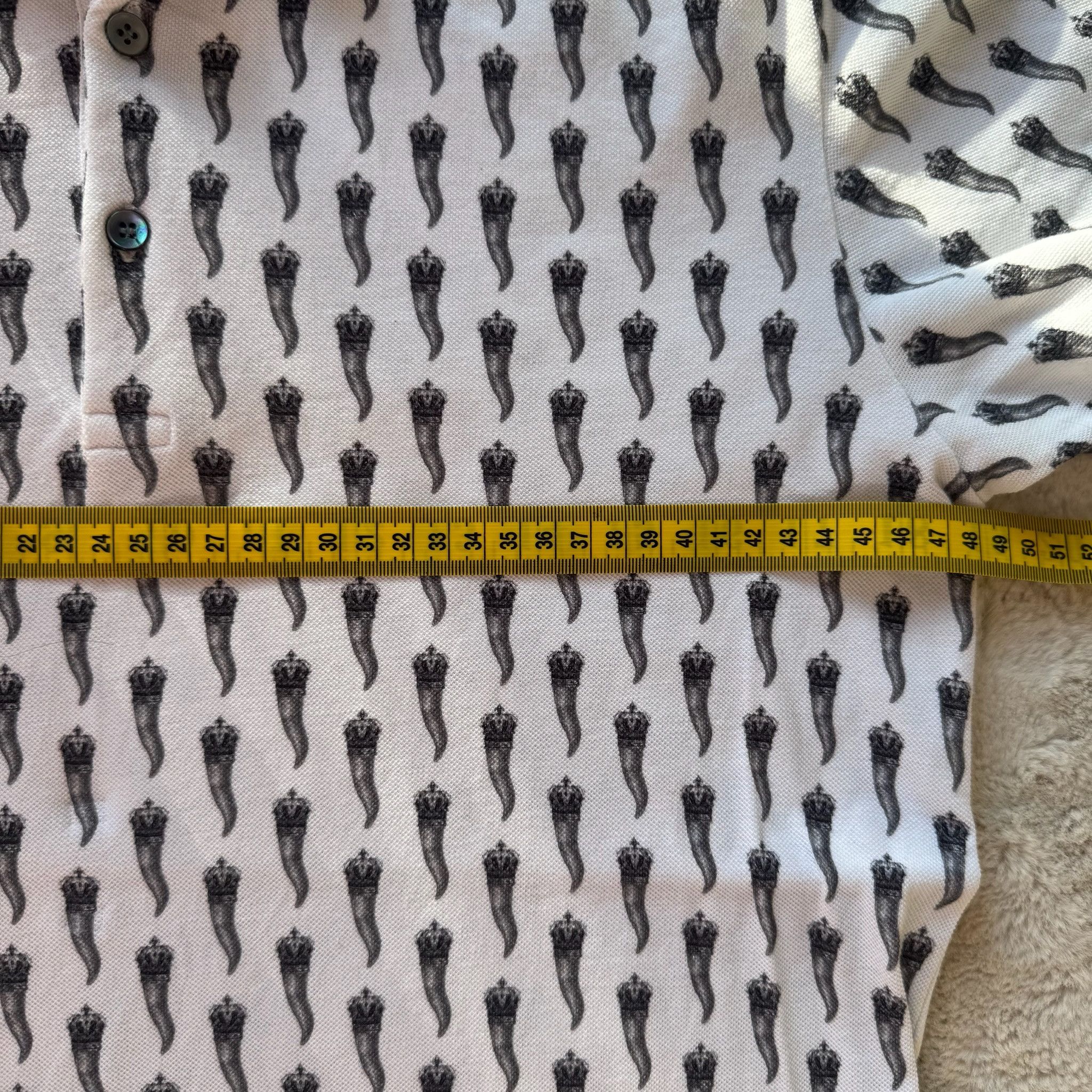 Dolce & Gabbana Dolce & Gabbana Figure Print Polo – Size 50 (M) Size US M / EU 48-50 / 2 - 7 Thumbnail