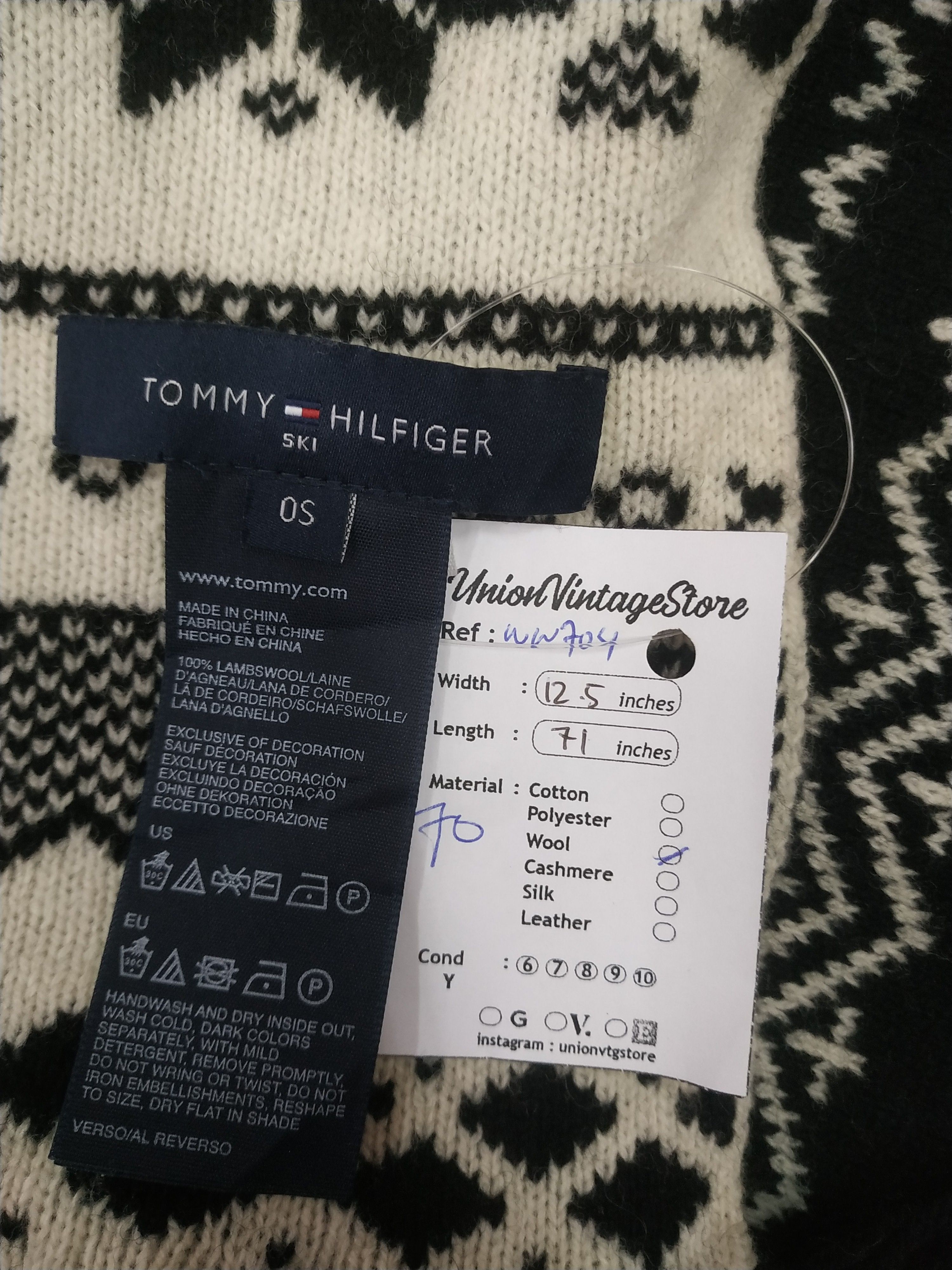 Tommy Hilfiger × Vintage Tommy Hilfiger Scarf / Muffler / Neckwear - WW704 Size ONE SIZE - 7 Thumbnail
