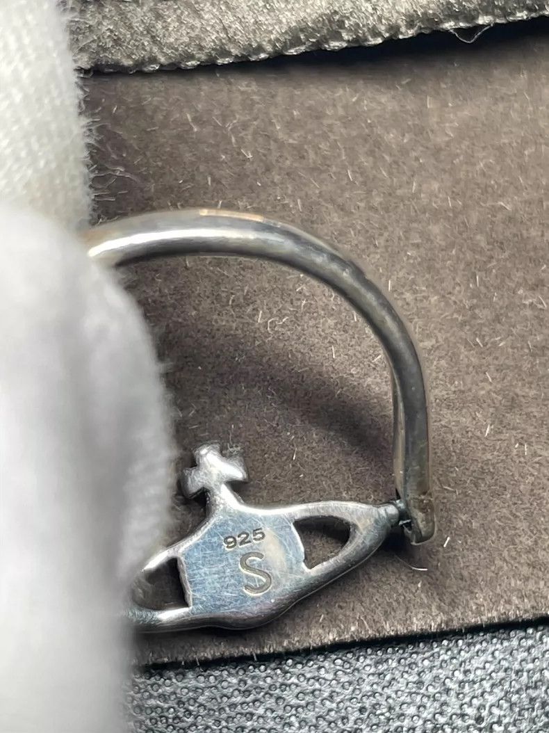 Vivienne Westwood Vivienne Westwood size S Mini Saturn Ring Silver Size S Size ONE SIZE - 5 Thumbnail