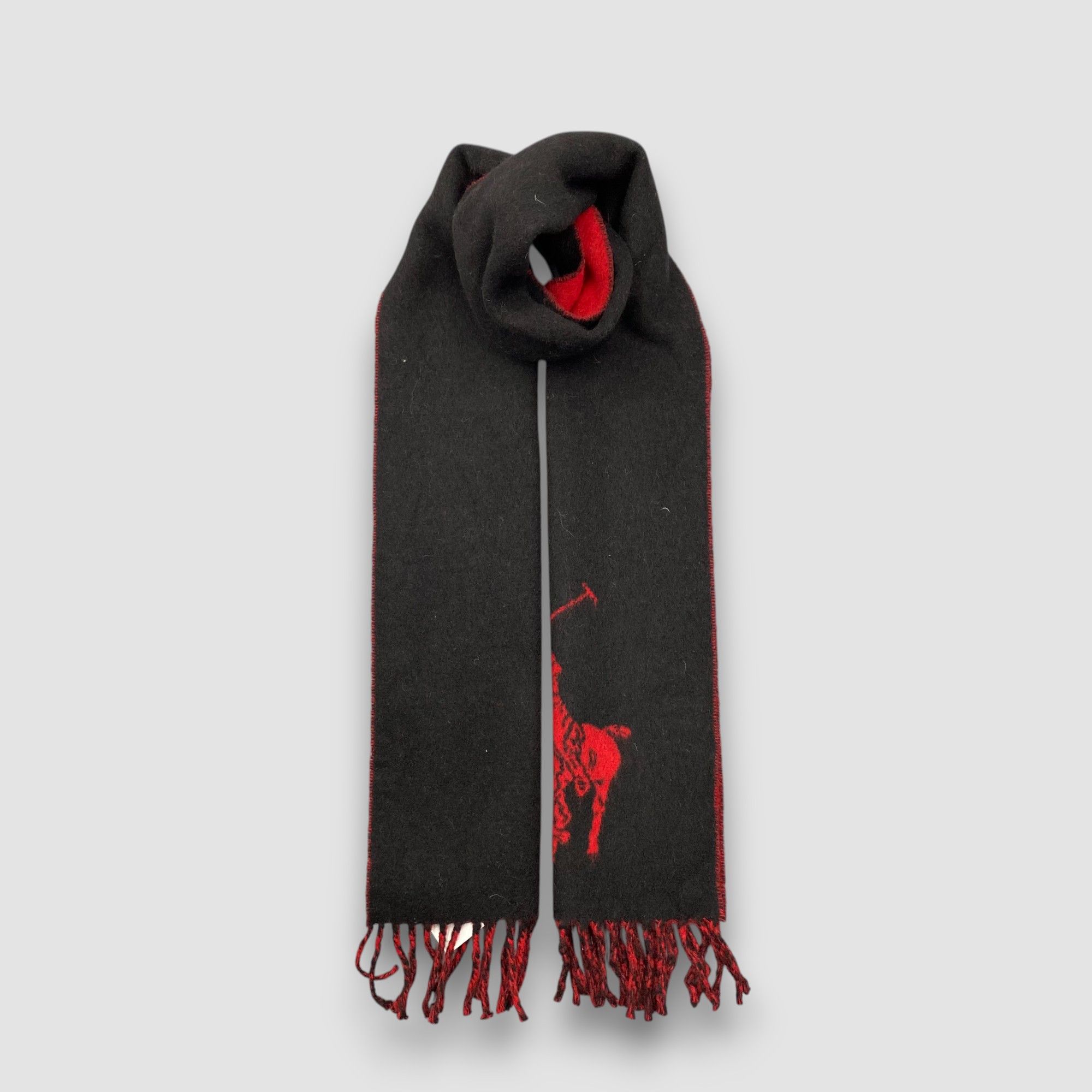 Polo Ralph Lauren Vintage Polo Ralph Lauren Scarf Muffler Wool Winter Scarves Size ONE SIZE - 5 Thumbnail