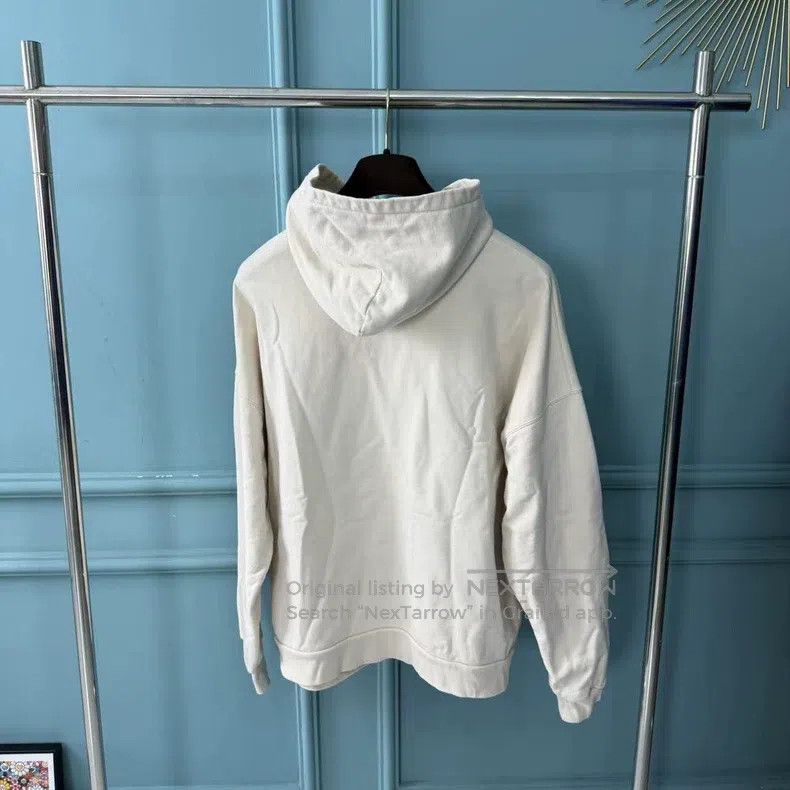 Balenciaga Balenciaga Beige Underline Logo Hoodie Size US M / EU 48-50 / 2 - 2 Thumbnail