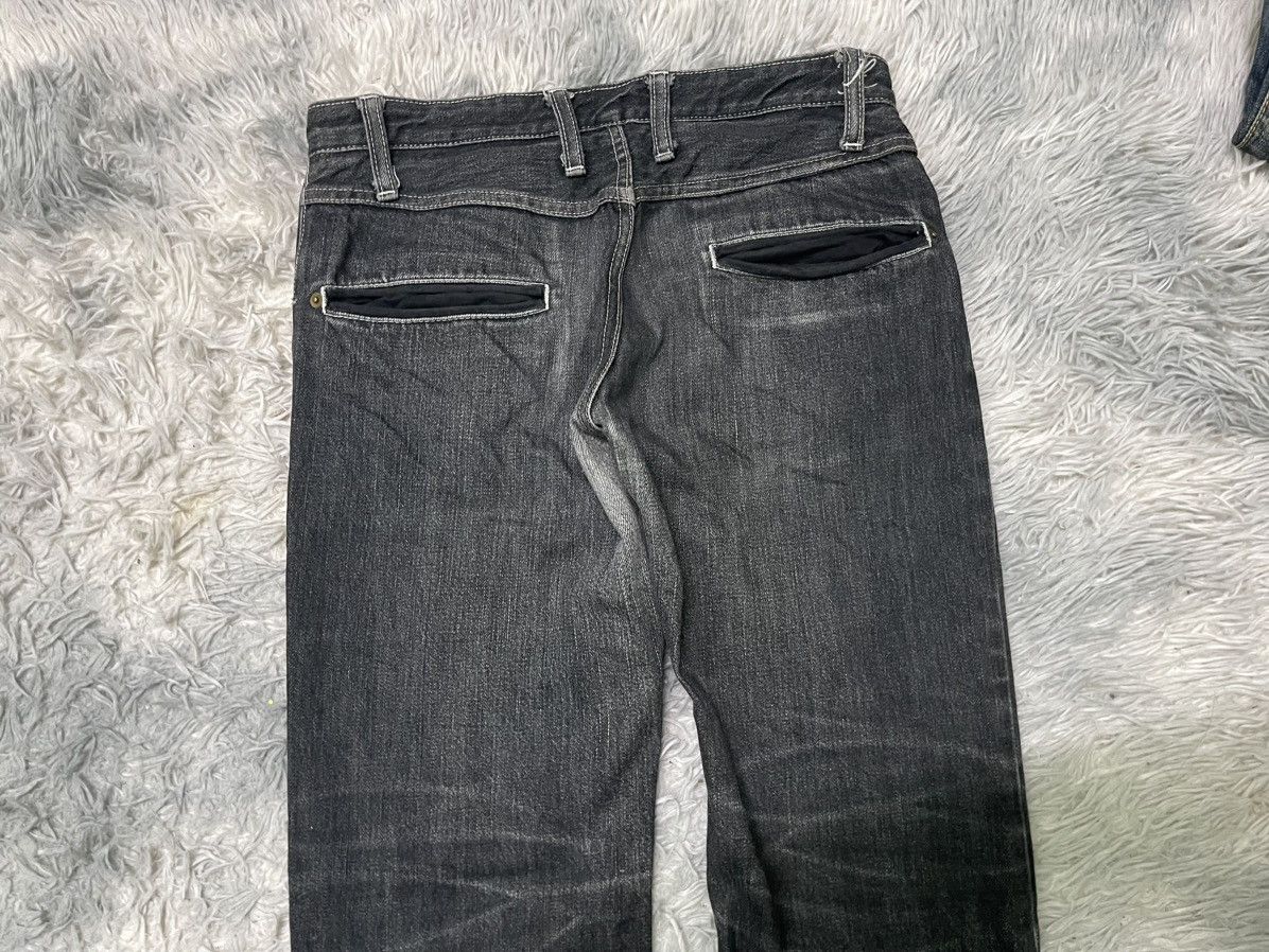 Fad Three RARE VINTAGE FAD 3 COLLABORATION JAPANESE BLACK JEANS Size US 29 - 17 Thumbnail