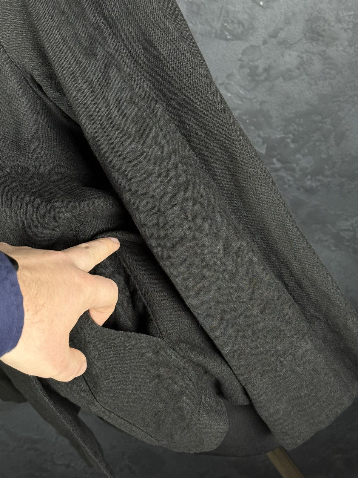 OSKA OSKA Black Light Linen Twill Button Front Jacket Sz1 Regular Size S / US 4 / IT 40 - 8 Thumbnail