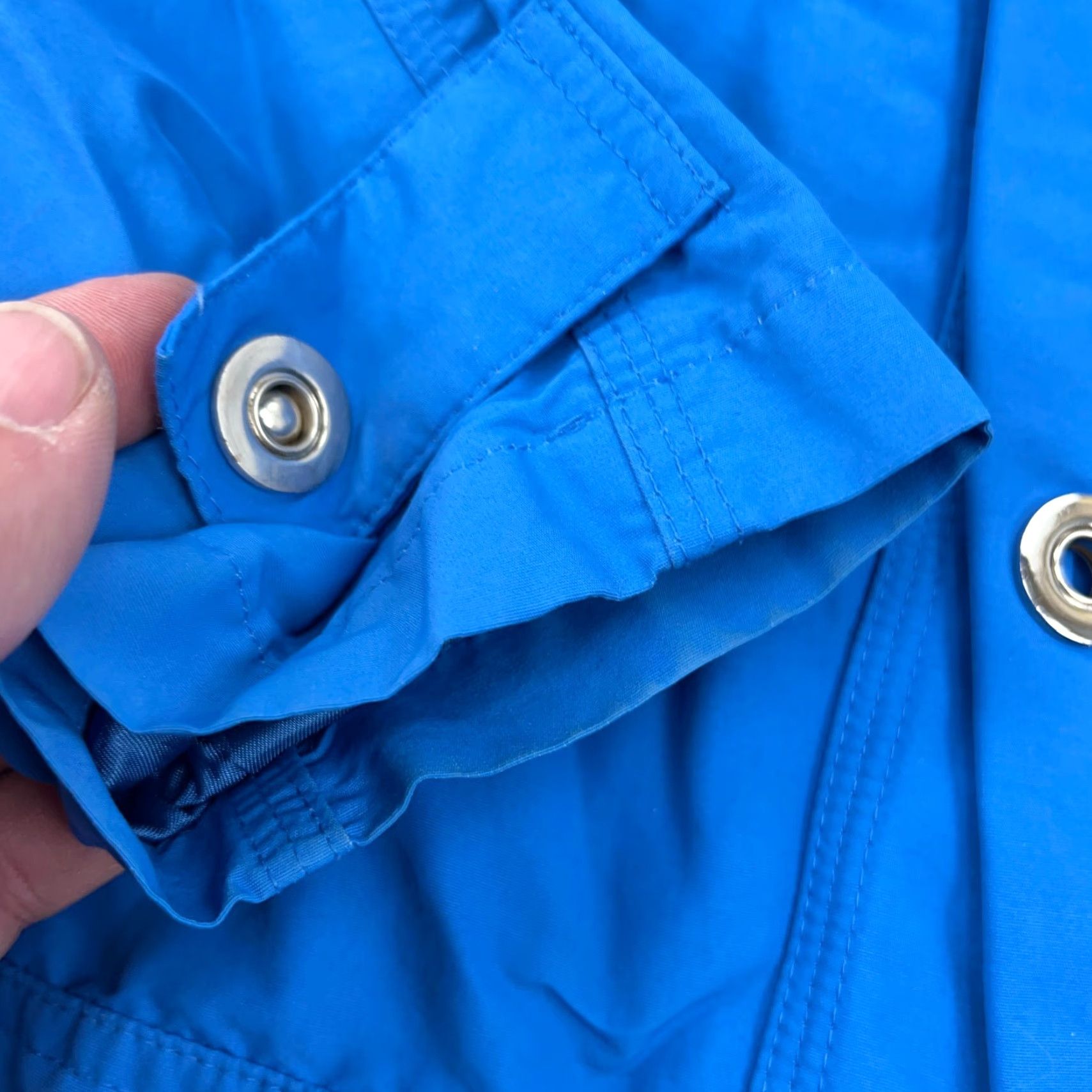 Ralph Lauren VINTAGE Lauren Ralph Lauren Jacket Women S Blue Rain Coat Windbreaker LRL VTG Y2K 90s City Nautical Preppy Tropical Shell USA Family? Size S / US 4 / IT 40 - 4 Thumbnail