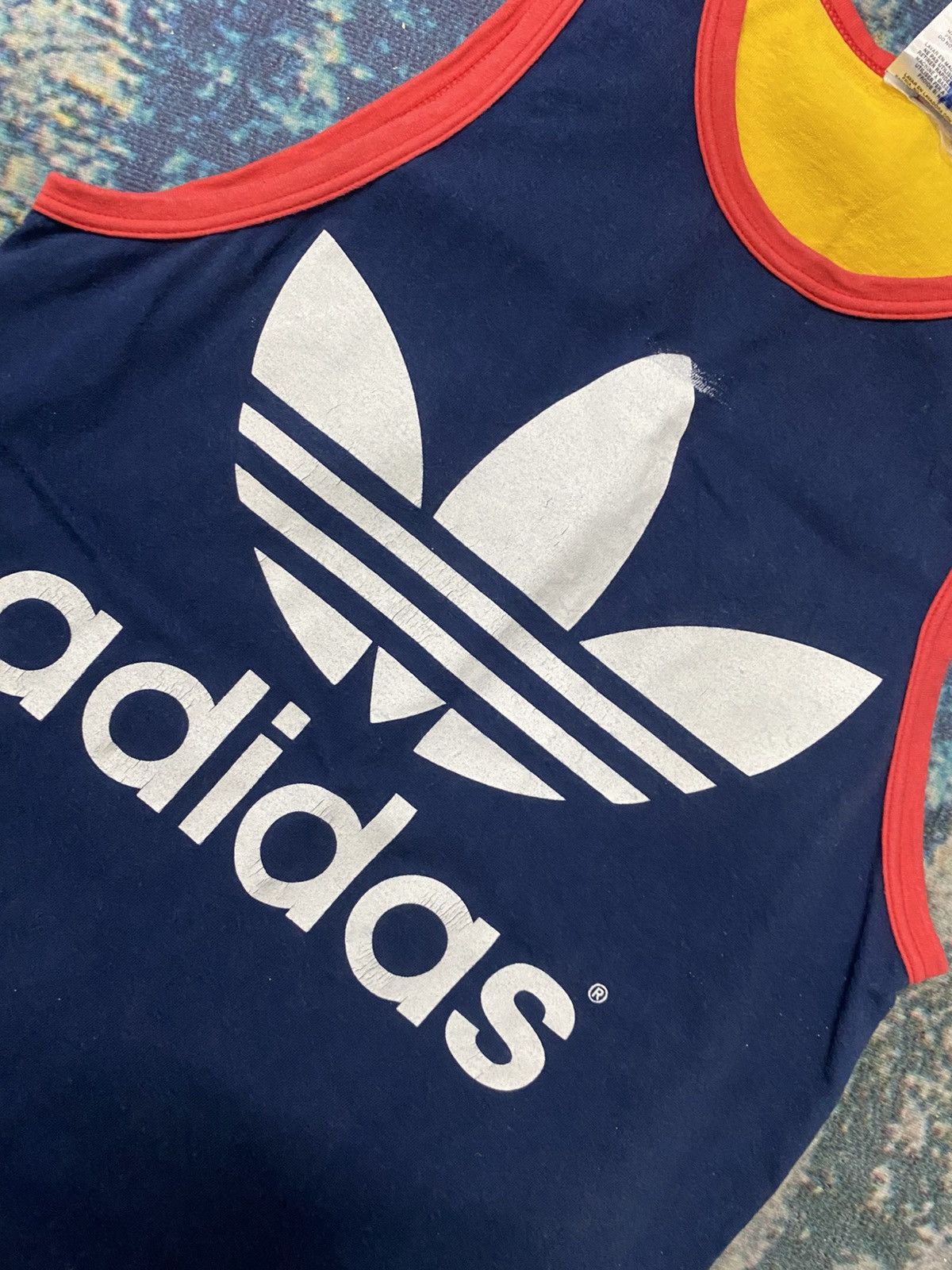 Adidas Vintage Adidas Tank Top Made In USA Size S Size US S / EU 44-46 / 1 - 3 Thumbnail