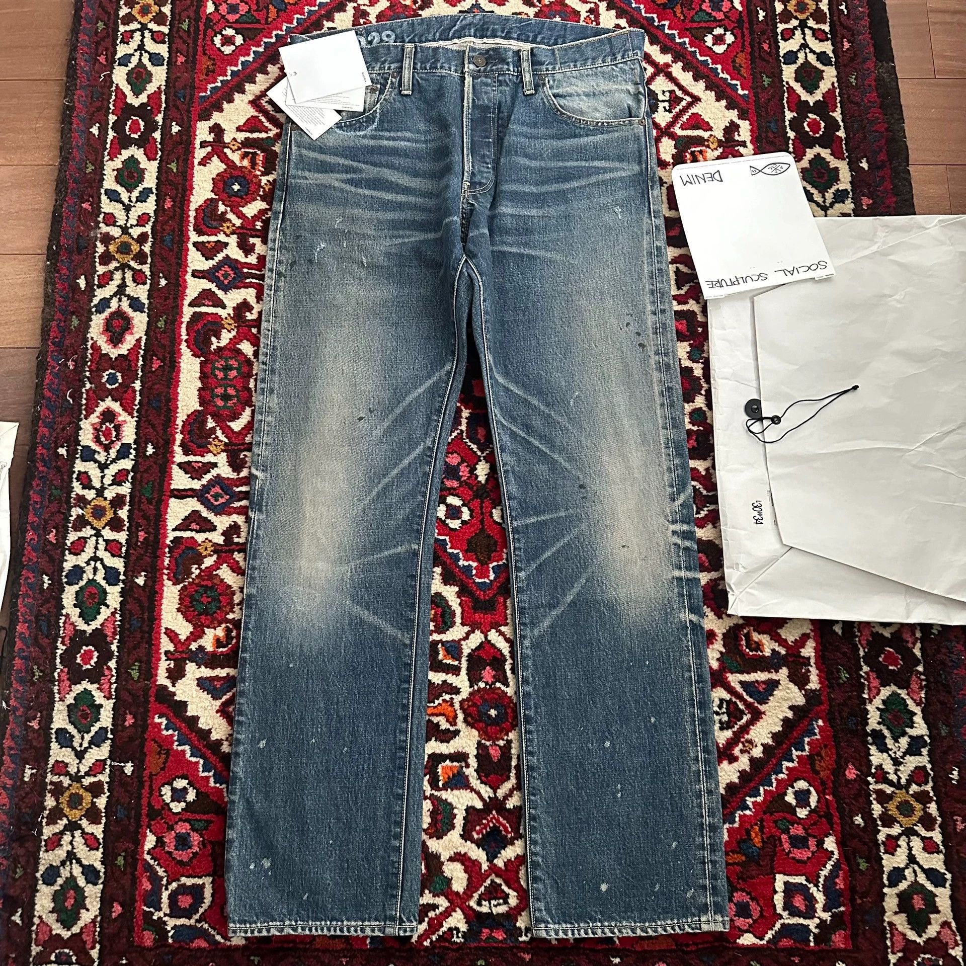 Visvim visvim 21aw 01.2D29 Washed jeans Size US 34 / EU 50 - 1 Thumbnail