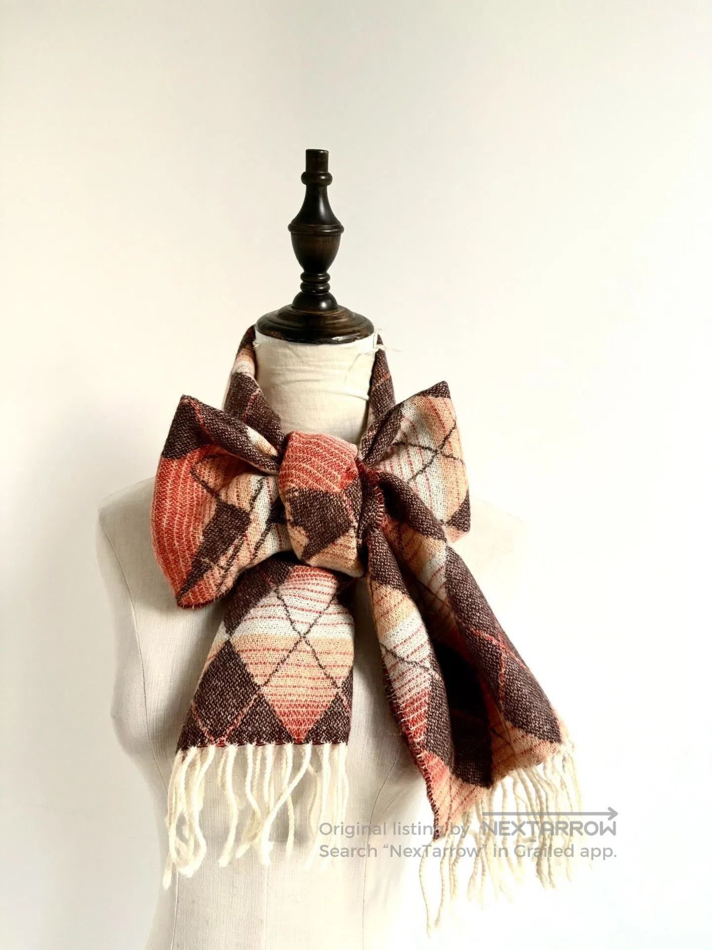 Vivienne Westwood Vivienne Westwood Vintage Gradient Orange Wool Scarf. Size ONE SIZE - 3 Thumbnail