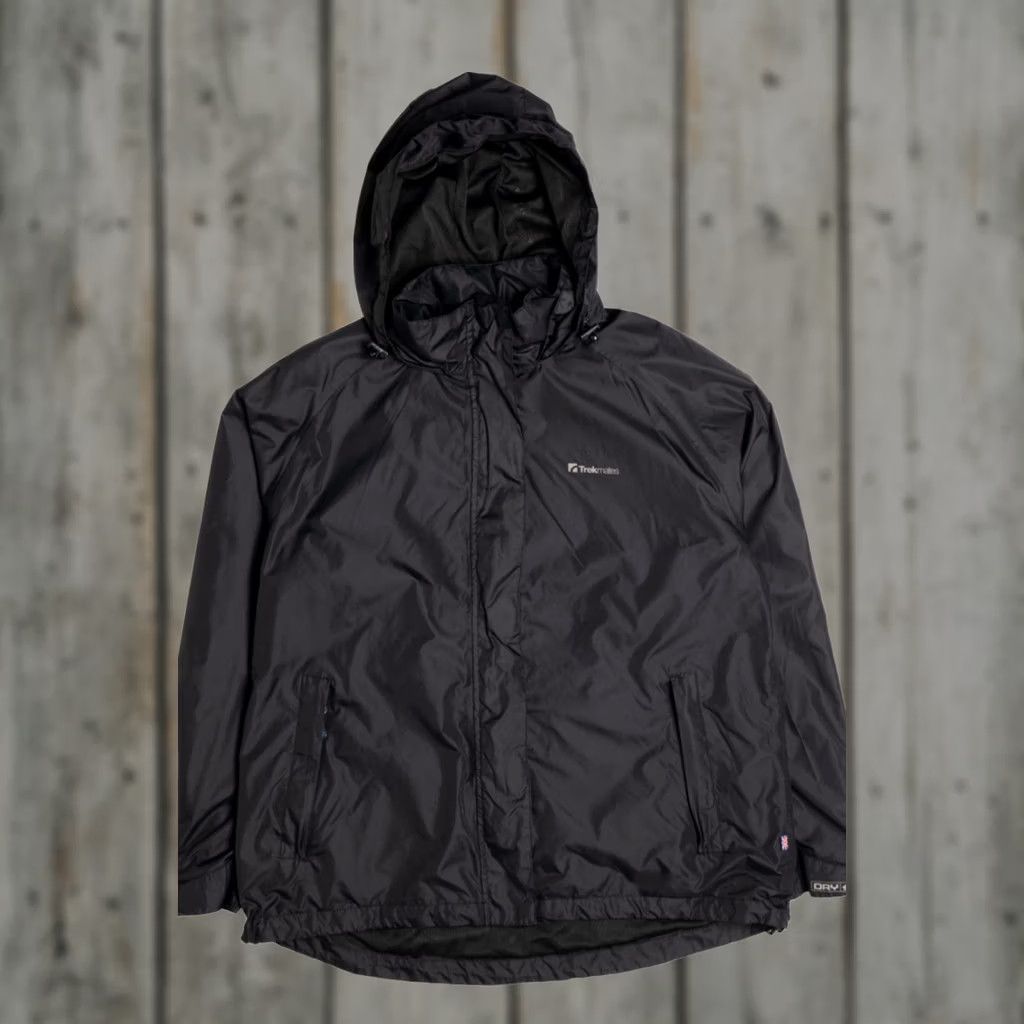 Vintage VINTAGE Trekmates Lightweight Jacket X-Large Black Windbreaker Hooded Size US XL / EU 56 / 4 - 1 Thumbnail