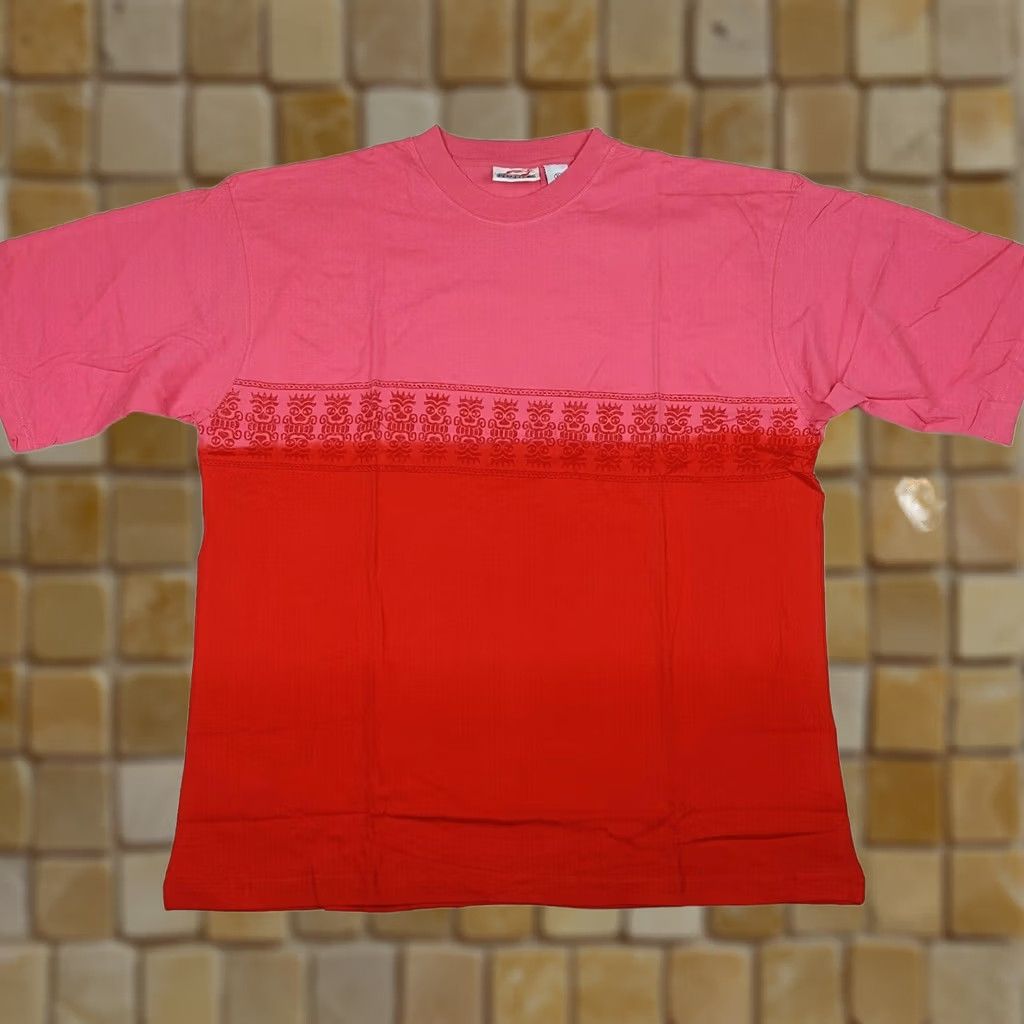 Pinko VINTAGE Spike Sports T-Shirt Mens XL Pink Tribal Tie-Dye Aztec Hawaiian Retro 90s Graphic Print Short Sleeve Crew Neck All Seasons Size US XL / EU 56 / 4 - 1 Thumbnail