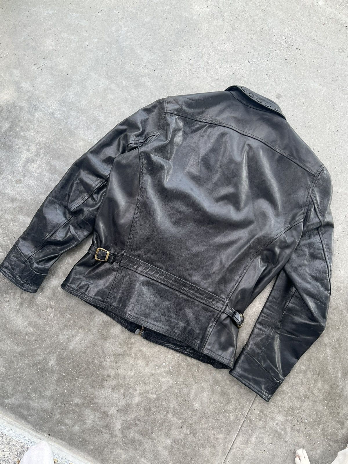 Acne Studios × Genuine Leather × Vintage FW11 Acne Studios Leather Biker Jacket Rare Hype Streetwear Size US M / EU 48-50 / 2 - 7 Thumbnail
