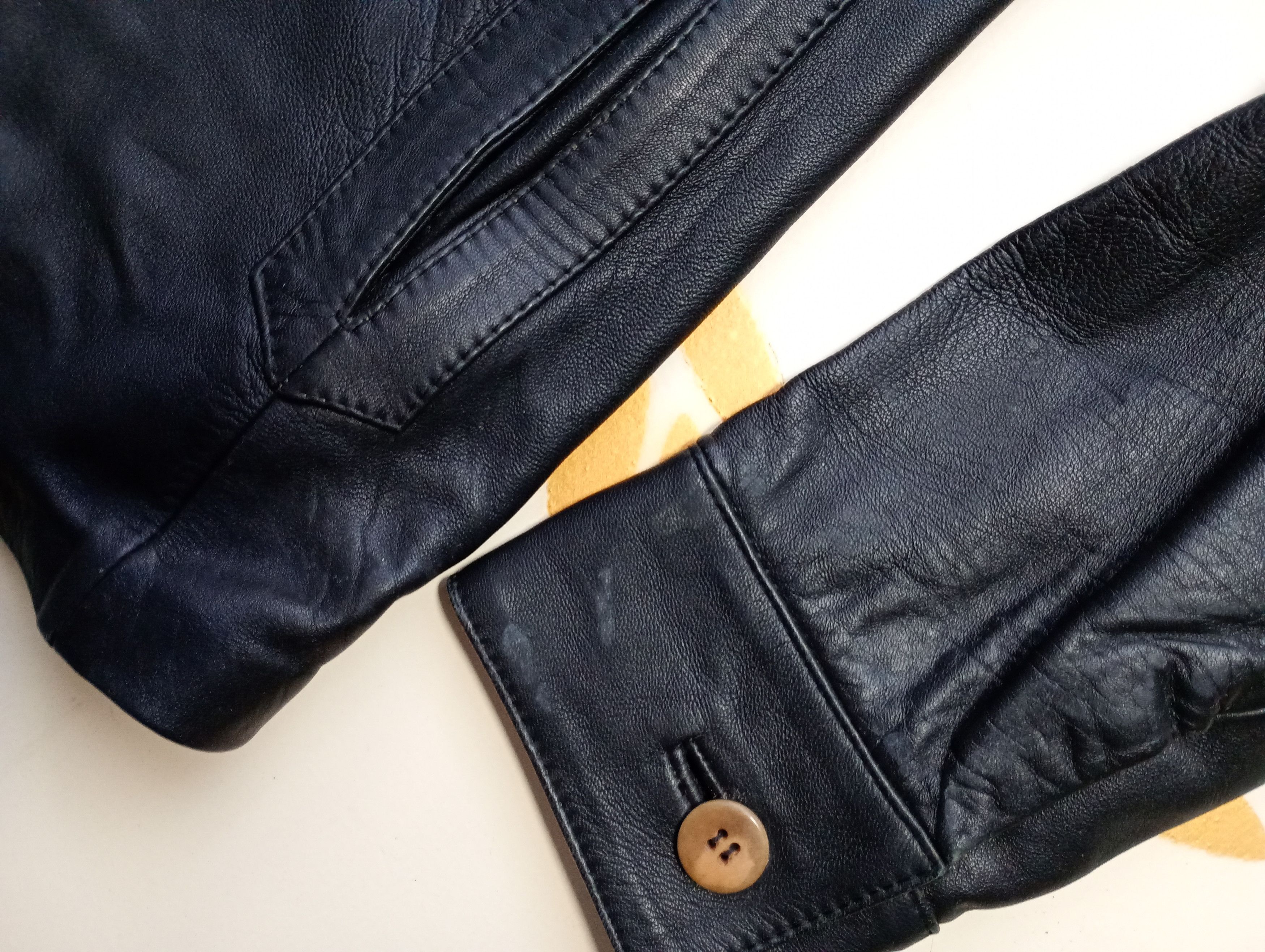 Vintage Leather Jacket Vintage 60-70's Size US M / EU 48-50 / 2 - 8 Thumbnail