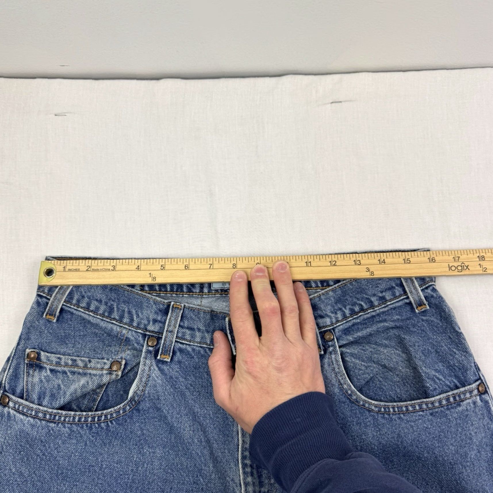 Levi's VINTAGE Levi's 545 Jeans Men 32x30 Brown Tab Levi's Signature Y2K Blue 30 Inseam Straight Regular Zip - Adult Mens Size US 32 / EU 48 - 6 Thumbnail