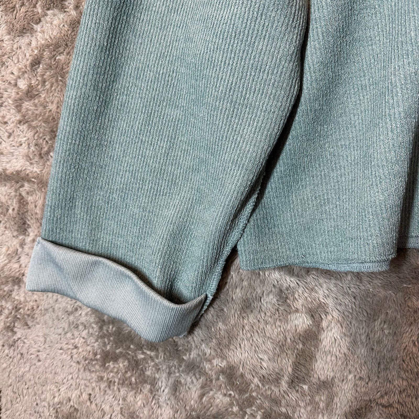 Urban Outfitters UO Jax Inside Out Notch Neck Top Oversized Cropped Ribbed M Size M / US 6-8 / IT 42-44 - 4 Thumbnail