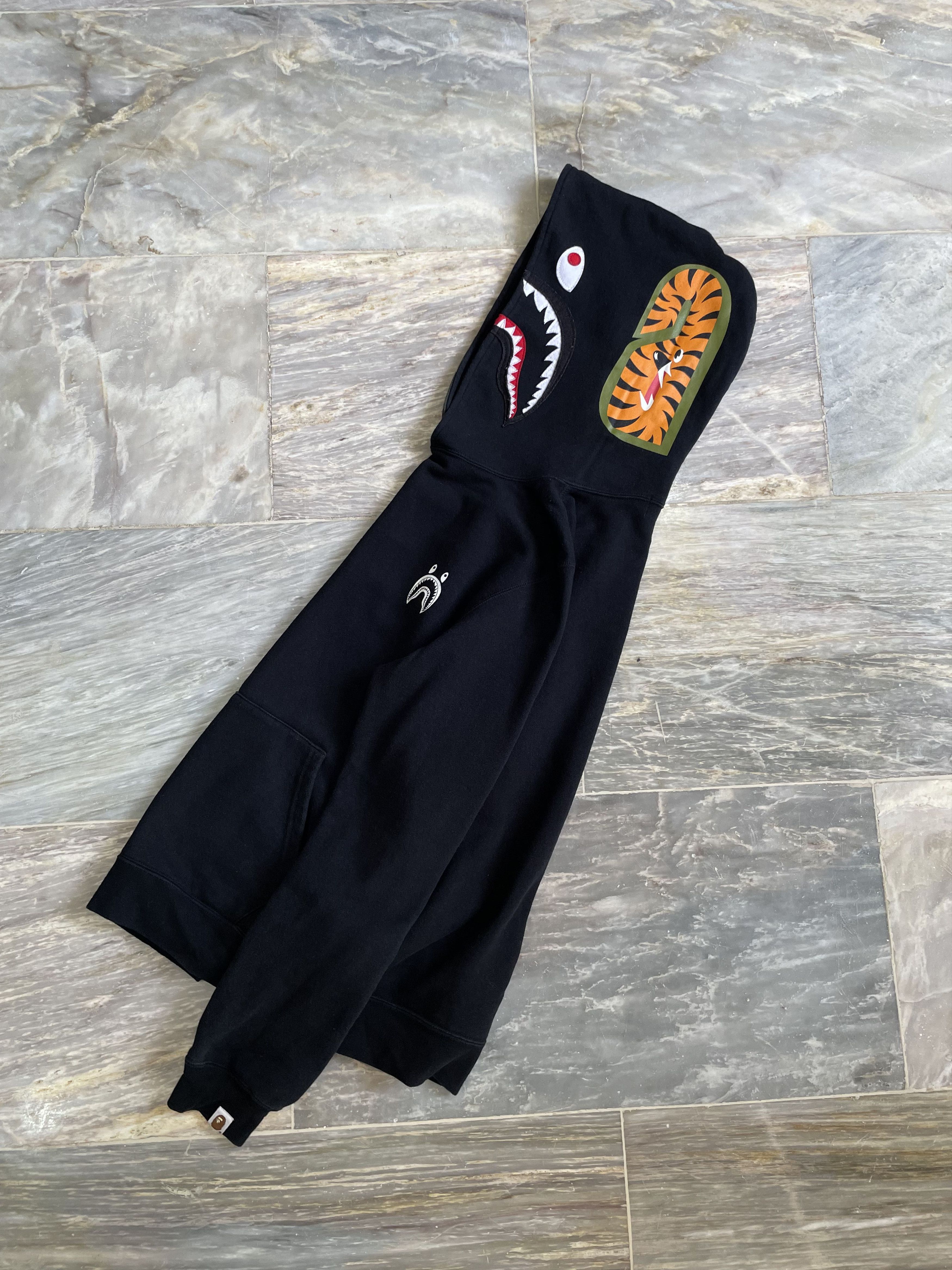 Bape Shark Half Camo Pullover Hoodie