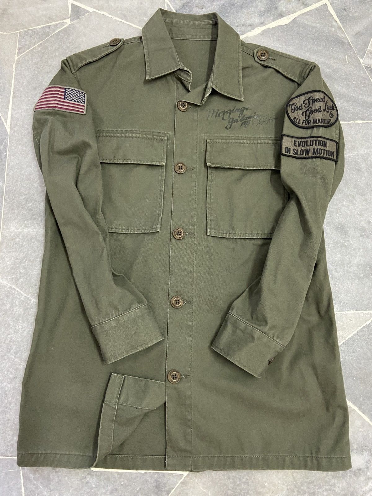 Japanese Brand × MOUSSY Moussy Military Shirt Size US S / EU 44-46 / 1 - 3 Thumbnail