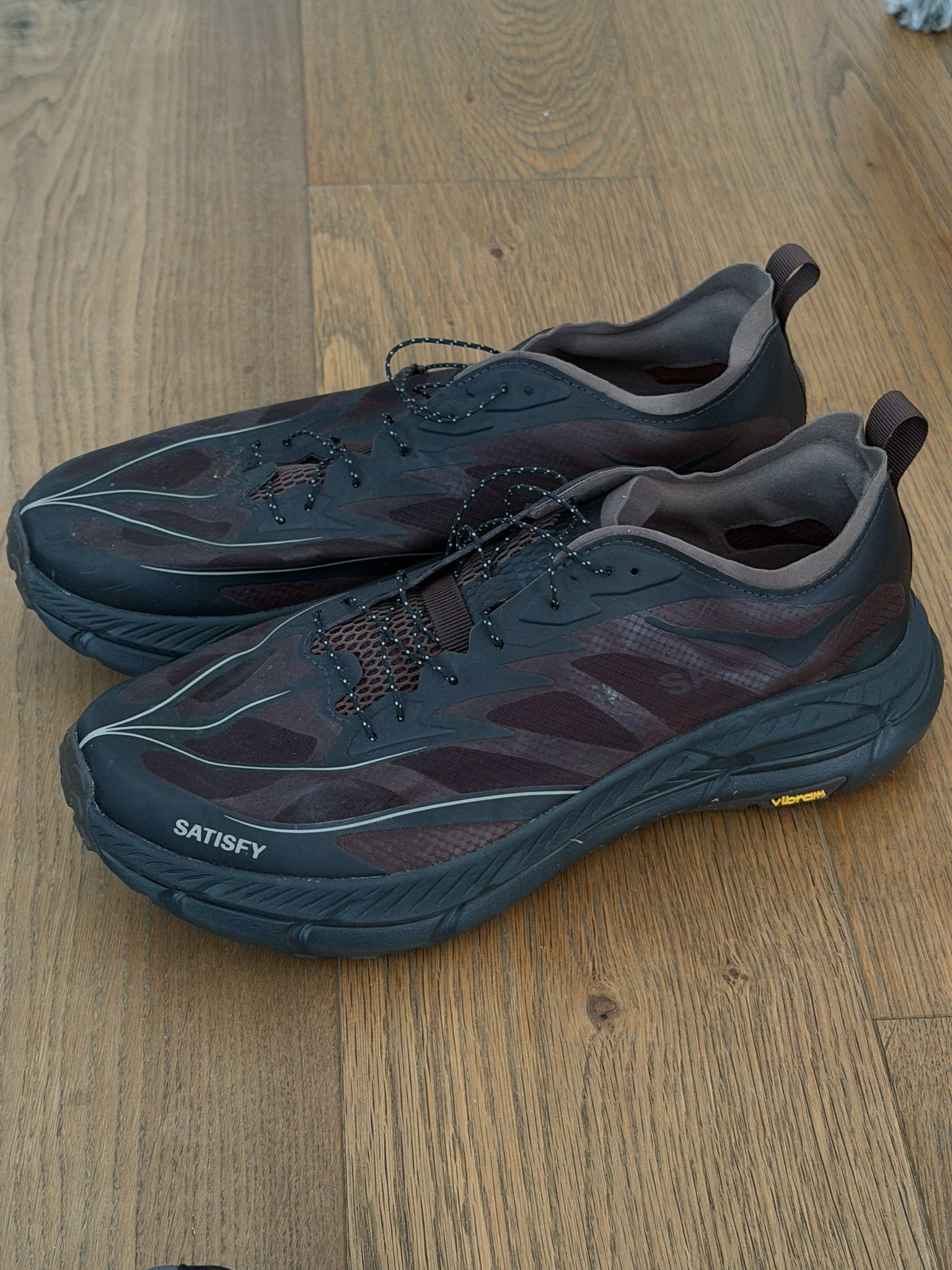 Hoka × Satisfy Mafate Speed 4 Lite size 13 coffee Size US 13 / EU 46 - 1 Preview