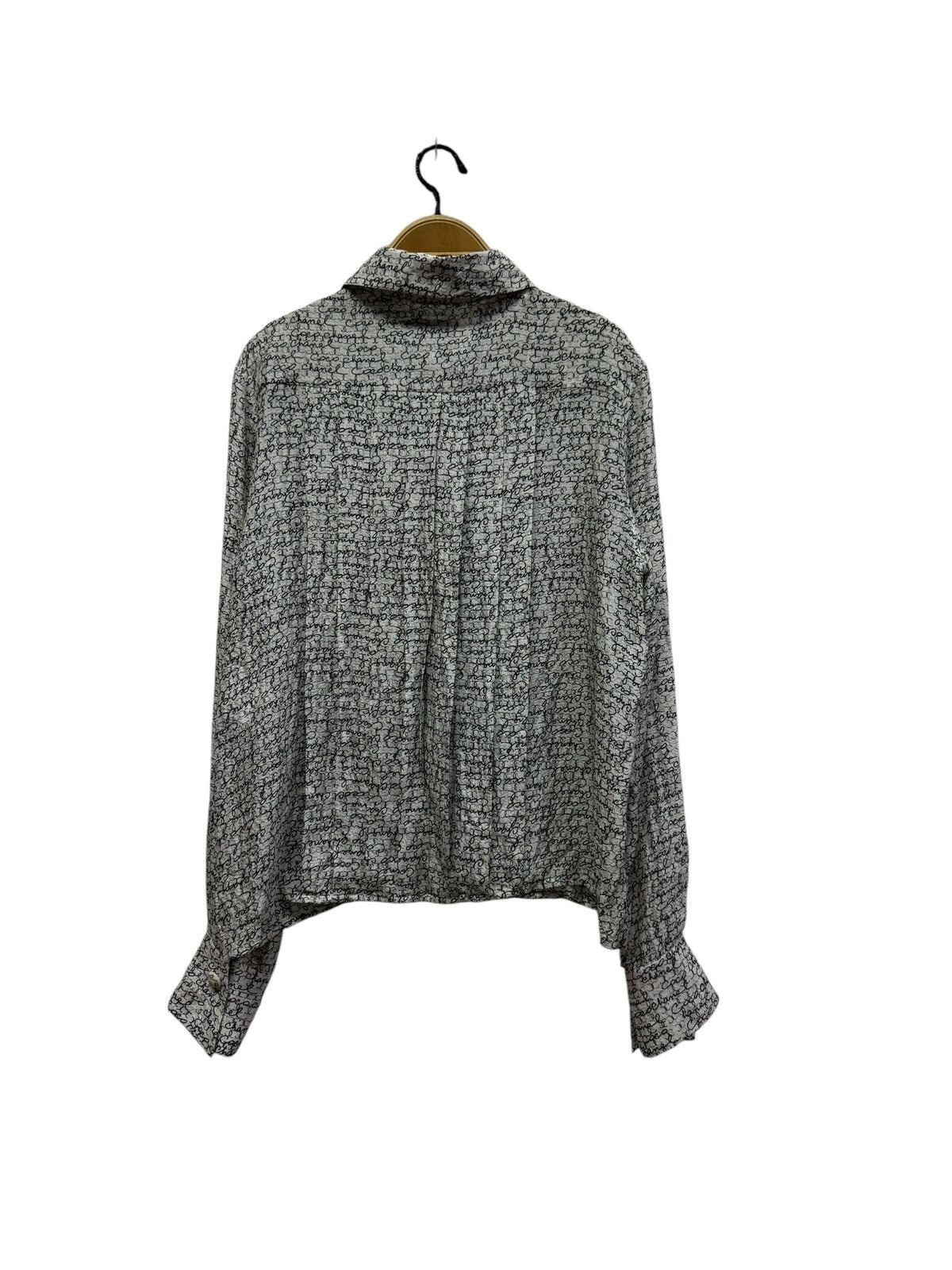 Chanel Chanel coco silk pleated longsleeve Size M / US 6-8 / IT 42-44 - 9 Thumbnail