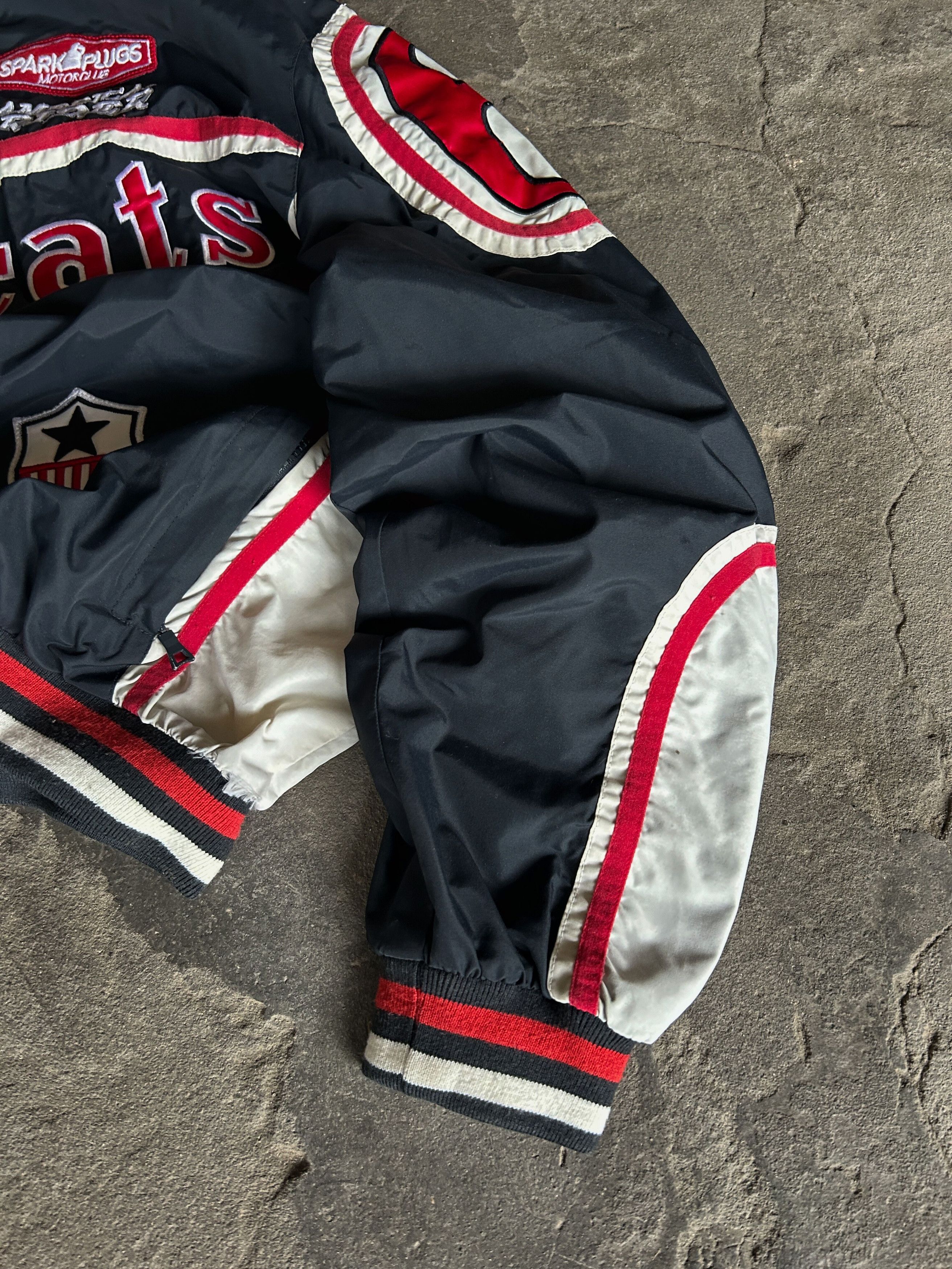 Vintage Wild Cats Racing Bomber Jacket Y2K Motorsport Style Size US M / EU 48-50 / 2 - 5 Thumbnail