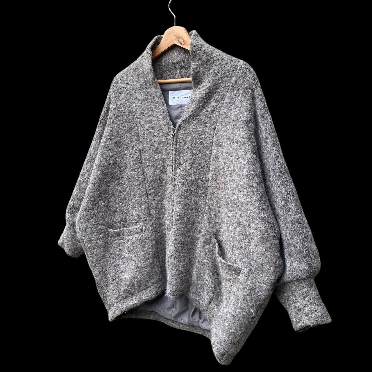 Japanese Brand MOHAIR BULLE DE SAVON JAPAN TORTOISE BAGGY JACKET Size M / US 6-8 / IT 42-44 - 3 Thumbnail