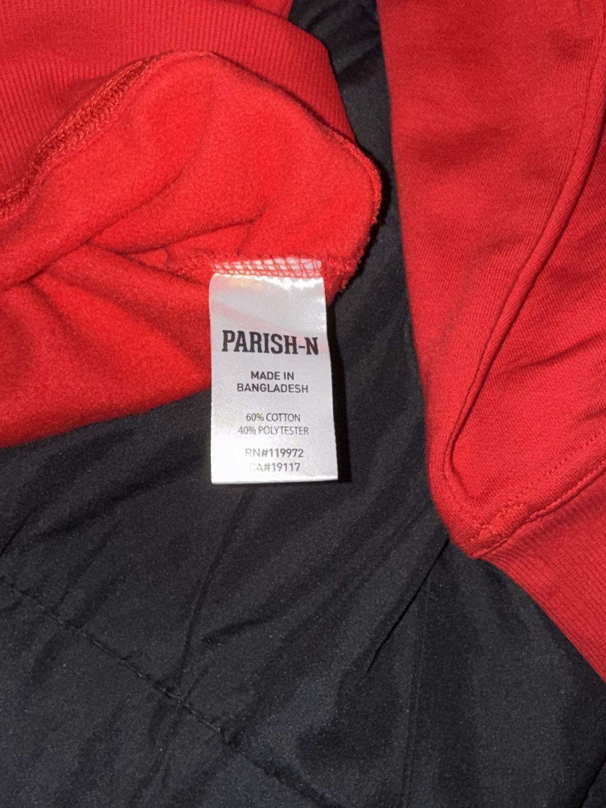 Parish Nation Vintage label pull over hoodie Size US L / EU 52-54 / 3 - 4 Thumbnail
