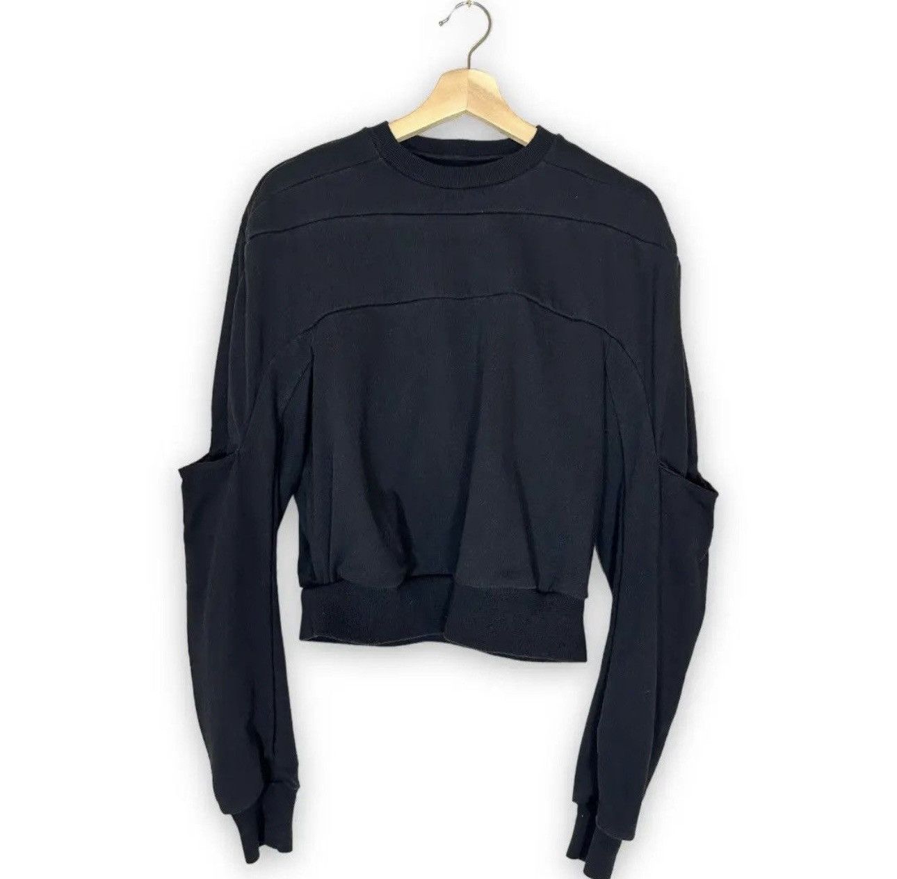 Rick Owens Black Geth Sweater Size US M / EU 48-50 / 2 - 1 Thumbnail