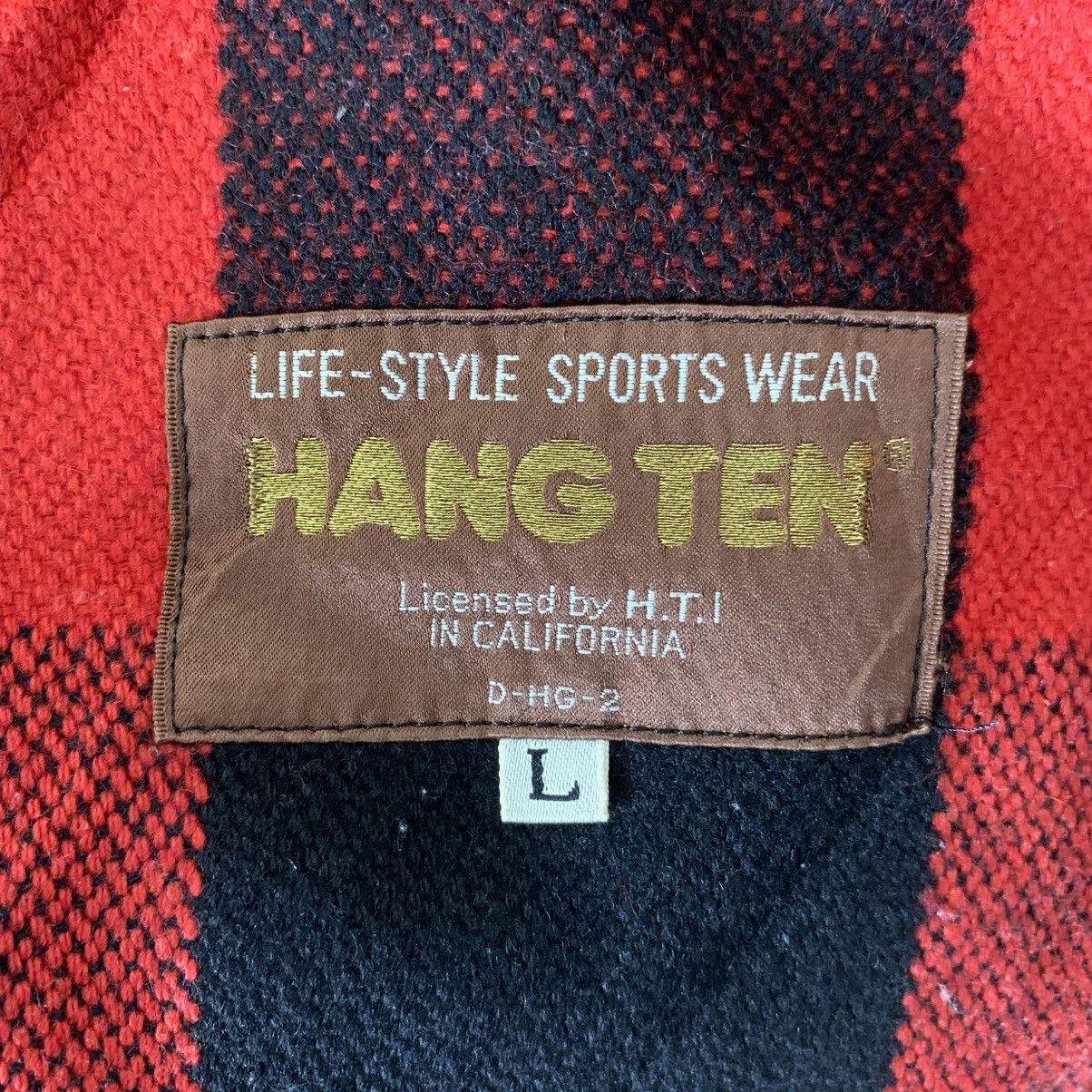 Designer Vintage Hang Ten Mackinaw Jacket Size US L / EU 52-54 / 3 - 9 Thumbnail