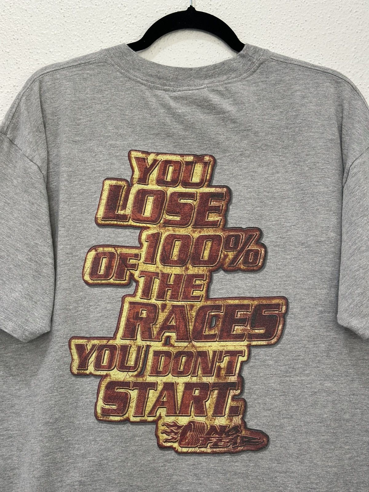 No Fear Vintage 90s No Fear You Lose 100% of TheRaces You Dont Start Size US XL / EU 56 / 4 - 3 Thumbnail
