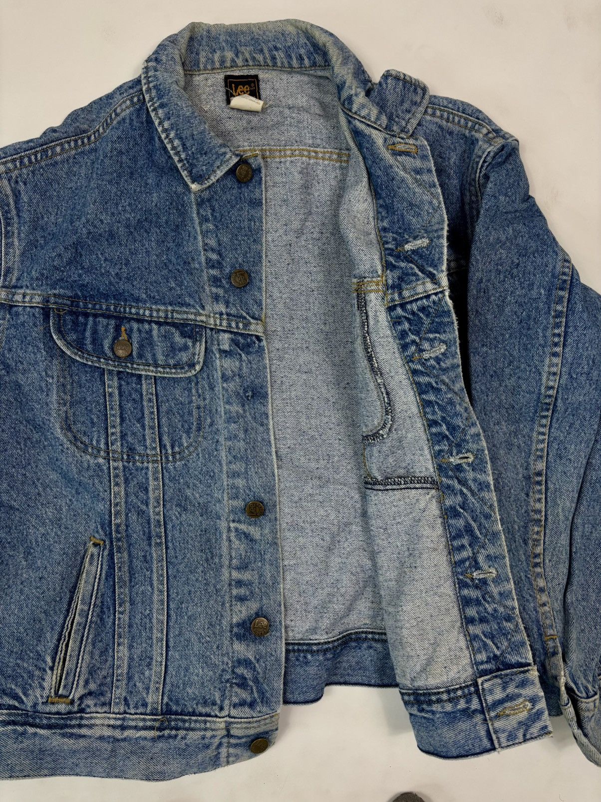 Lee 1990s Lee Riders Light Wash Denim Jacket Size US L / EU 52-54 / 3 - 5 Thumbnail