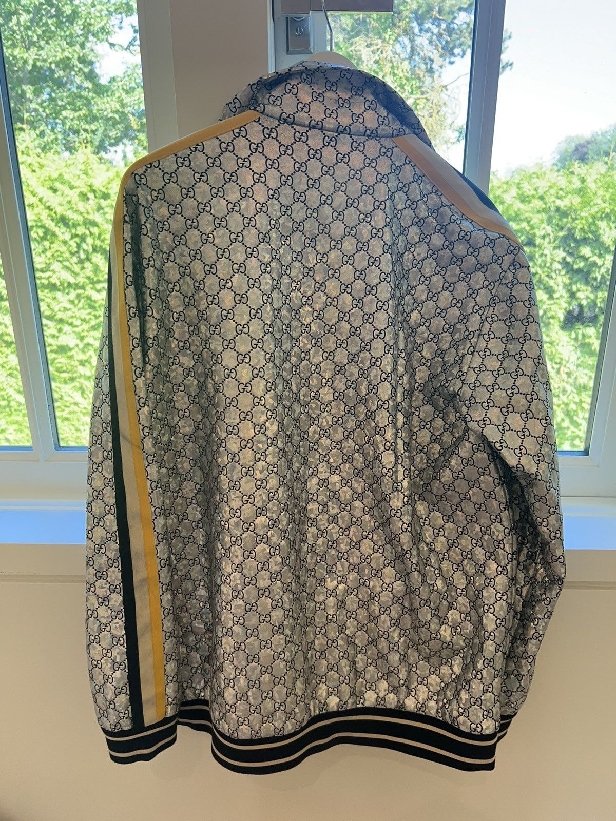 Gucci Gucci Tracksuit laminated grey/silver Size US M / EU 48-50 / 2 - 3 Thumbnail
