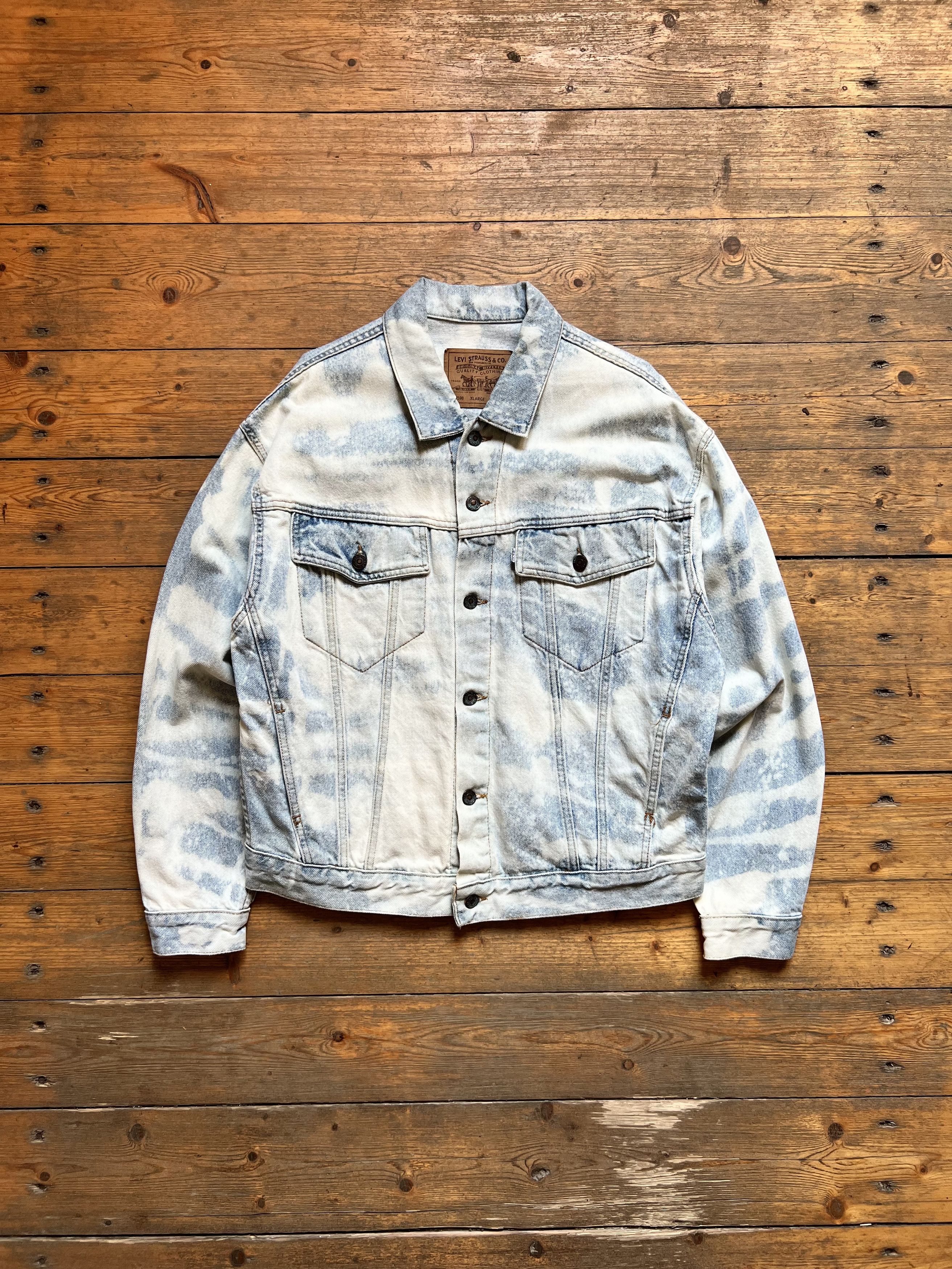 Other Levi's Vintage USA Denim Trucker Bomber Heavy Jacket Size US XL / EU 56 / 4 - 1 Thumbnail