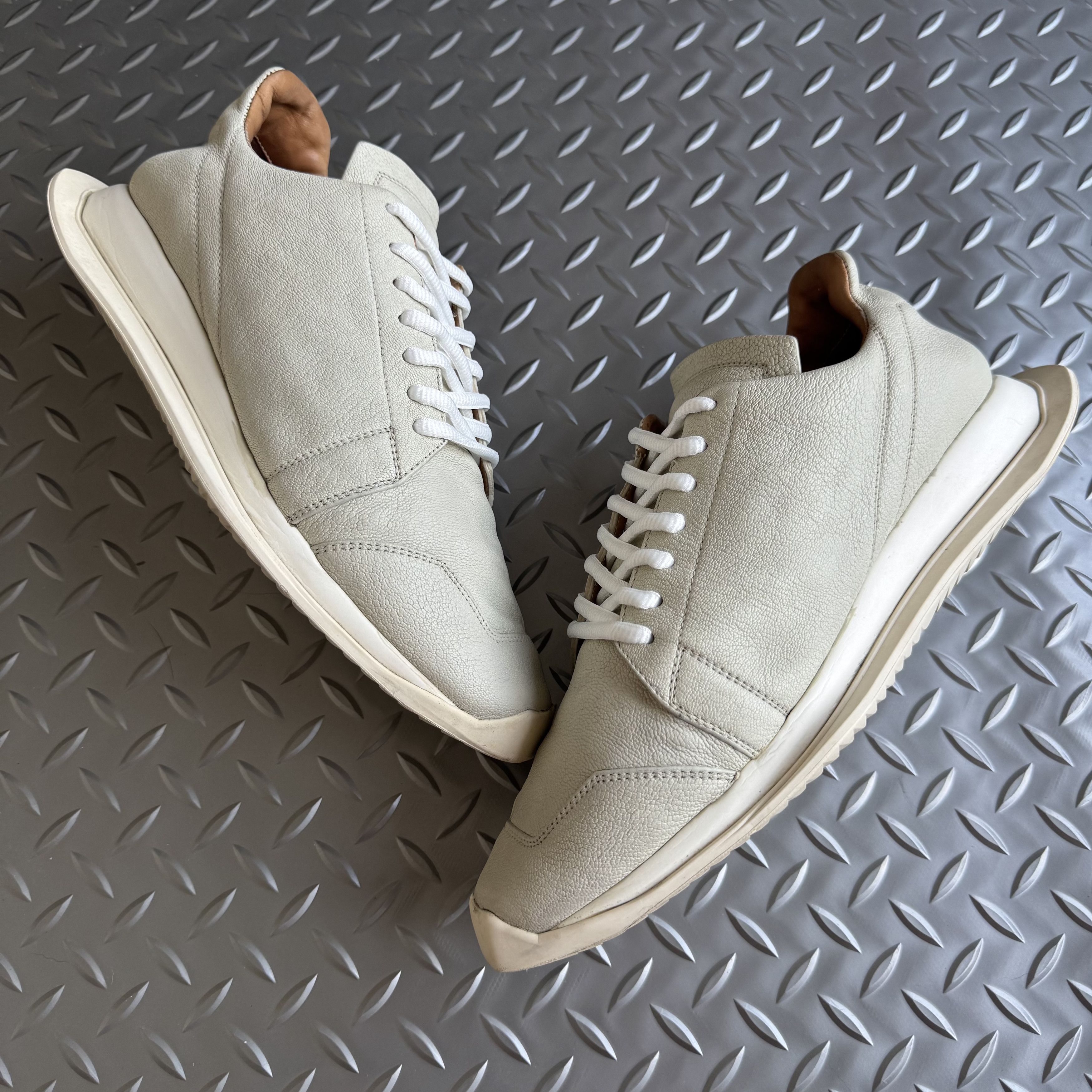 Rick Owens Rick Owens Oblique Runner Sneakers Size US 6.5 / EU 39-40 - 1 Thumbnail