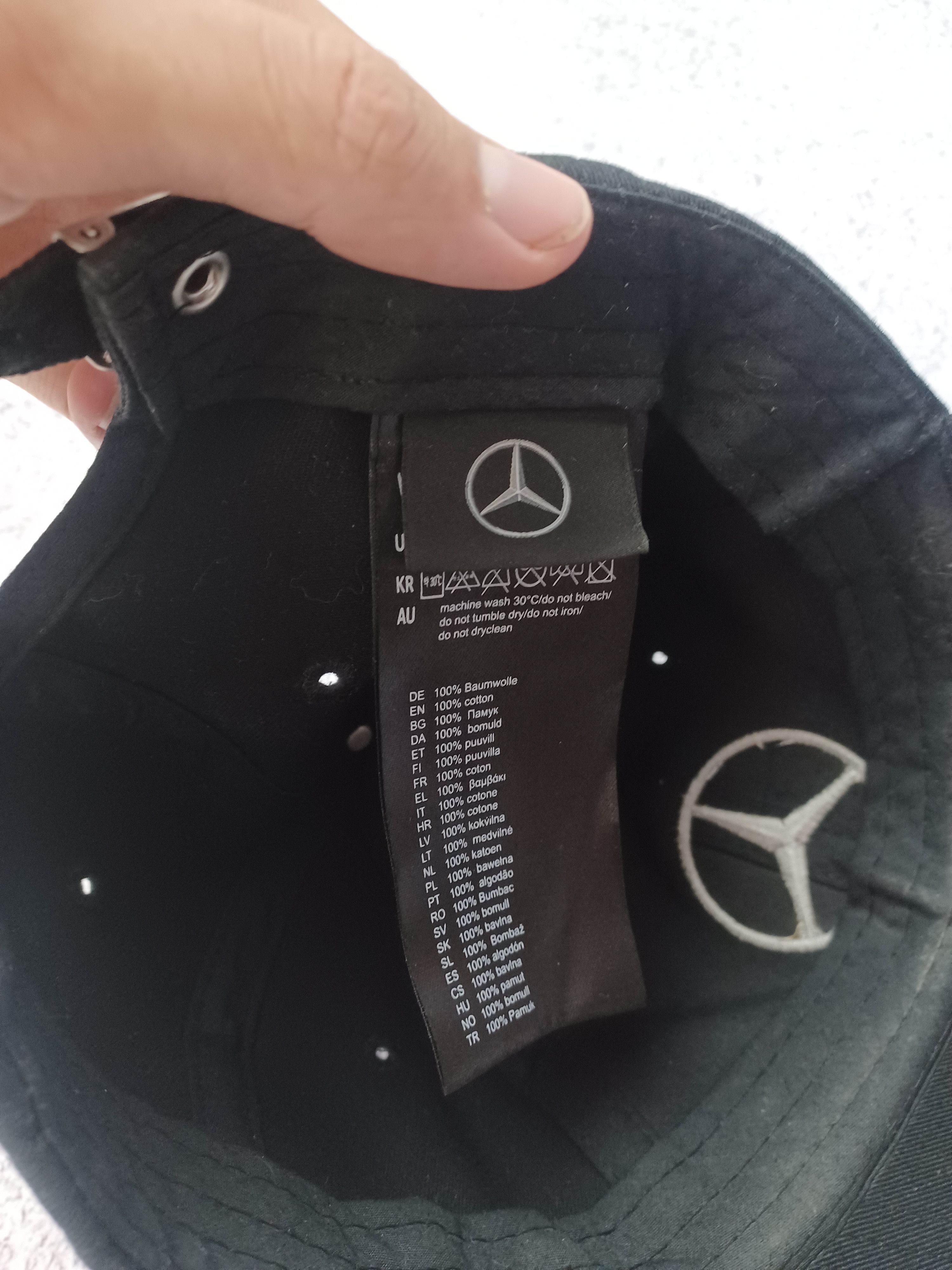 Mercedes-Benz × Vintage Mercedes Benz Cap Hat Vintage Racing Big Logo Size ONE SIZE - 3 Thumbnail