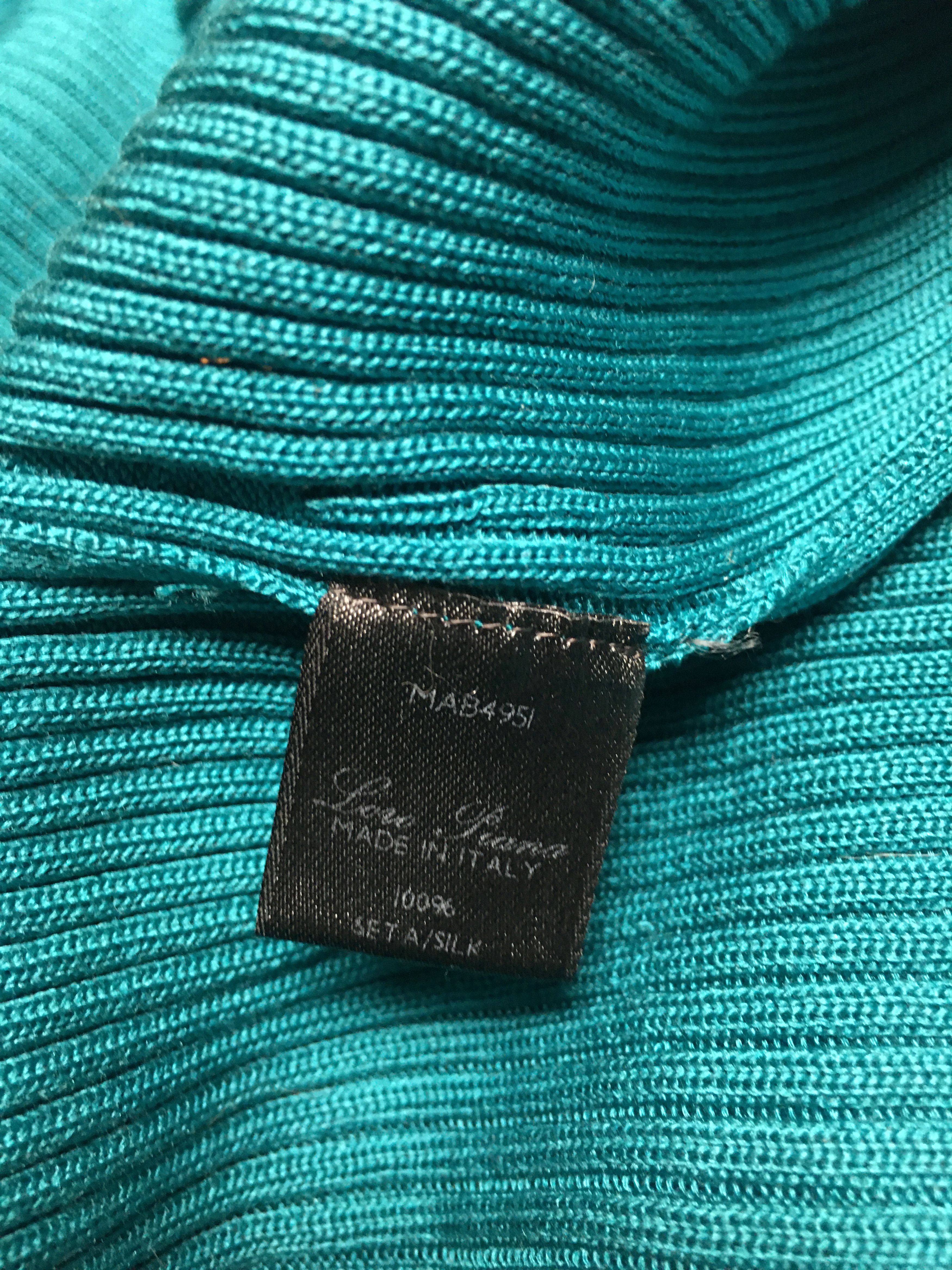 Loro Piana Loro Piana Jade Green Silk Cardigan Set 2 pieces Size M / US 6-8 / IT 42-44 - 13 Thumbnail
