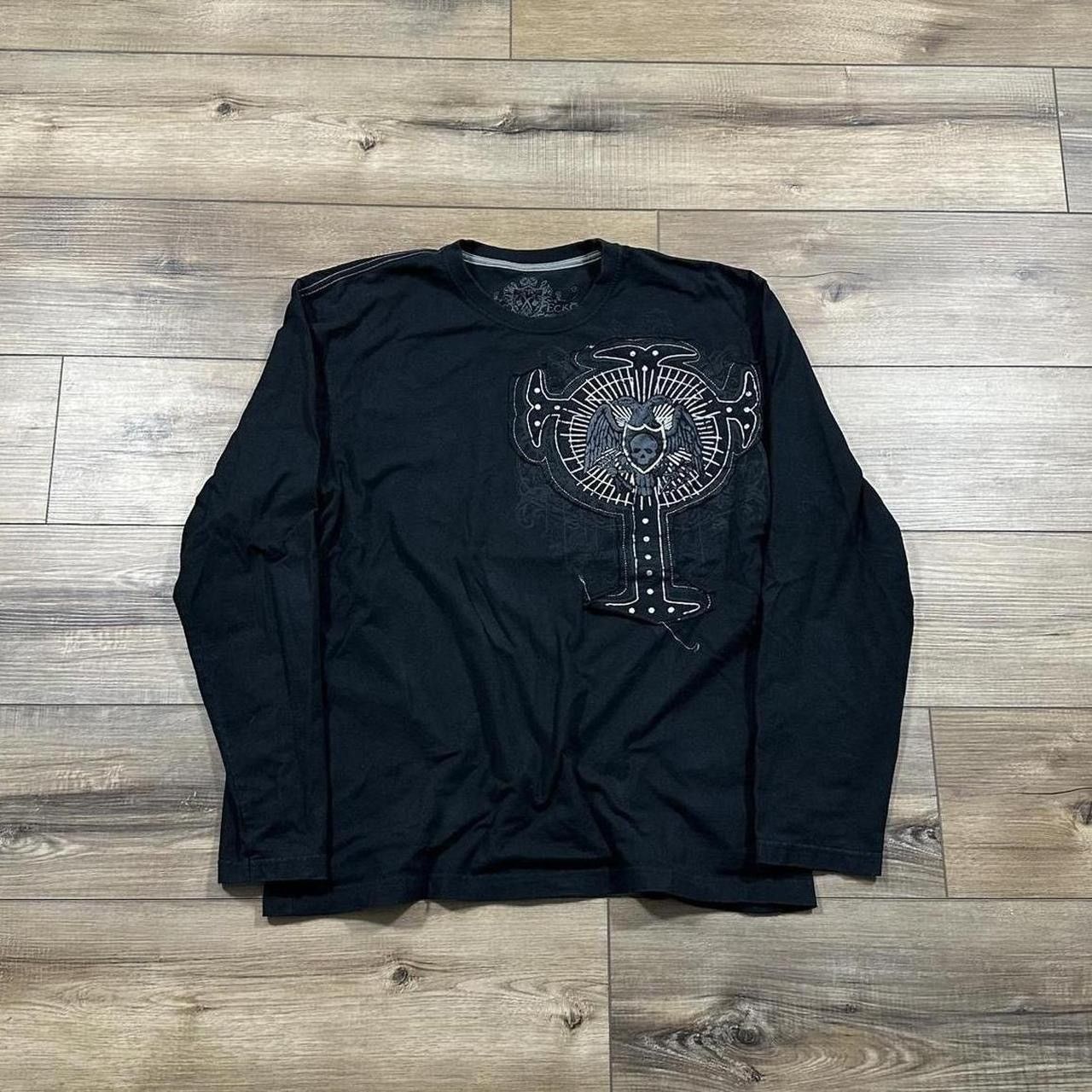 Marc Ecko Vintage 2000s Y2K Marc Ecko Long Sleeve Grunge Tee Size US XL / EU 56 / 4 - 1 Thumbnail