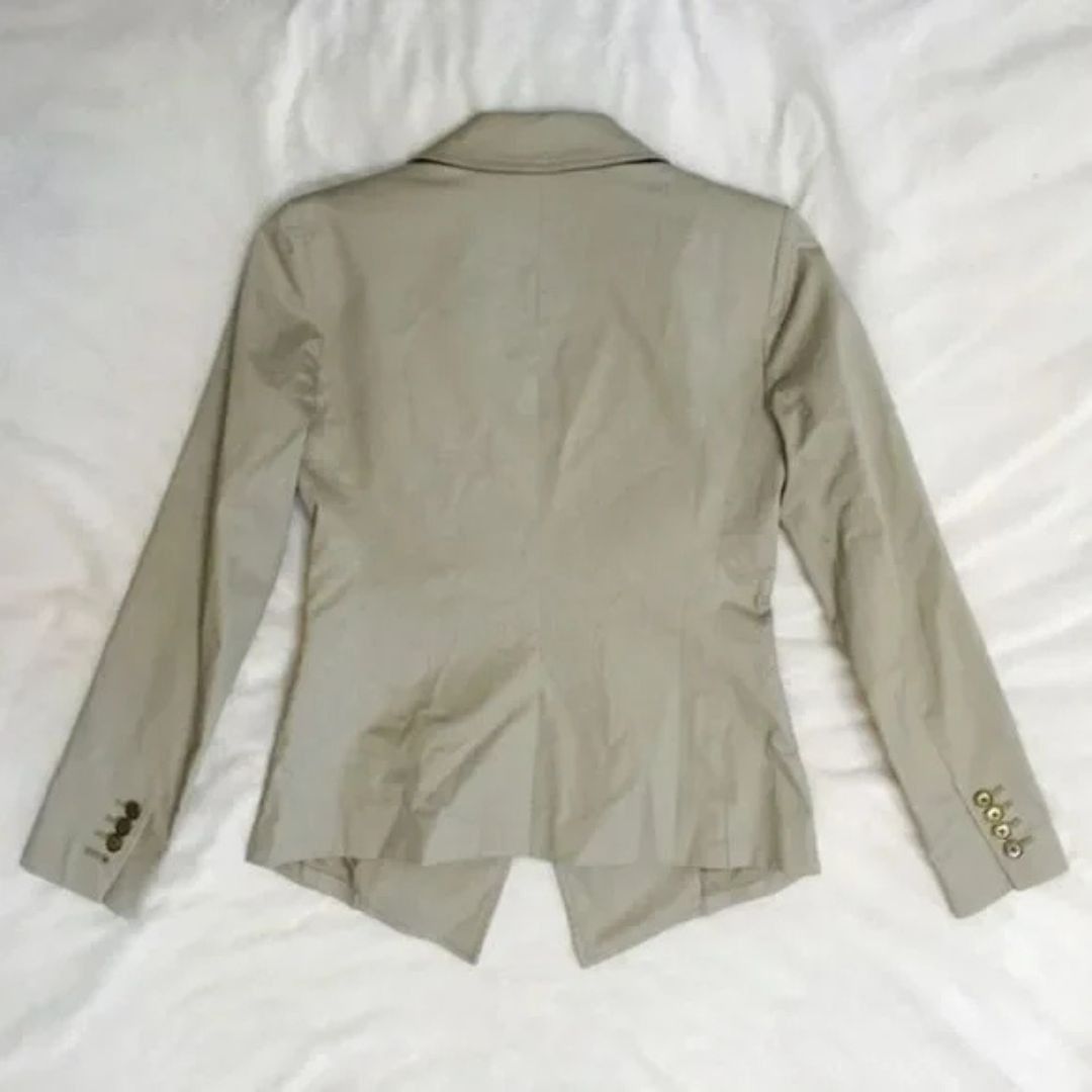 Michael Kors Michael Kors Neutral Tan Blazer | Sz 2P Size XS / US 0-2 / IT 36-38 - 2 Thumbnail