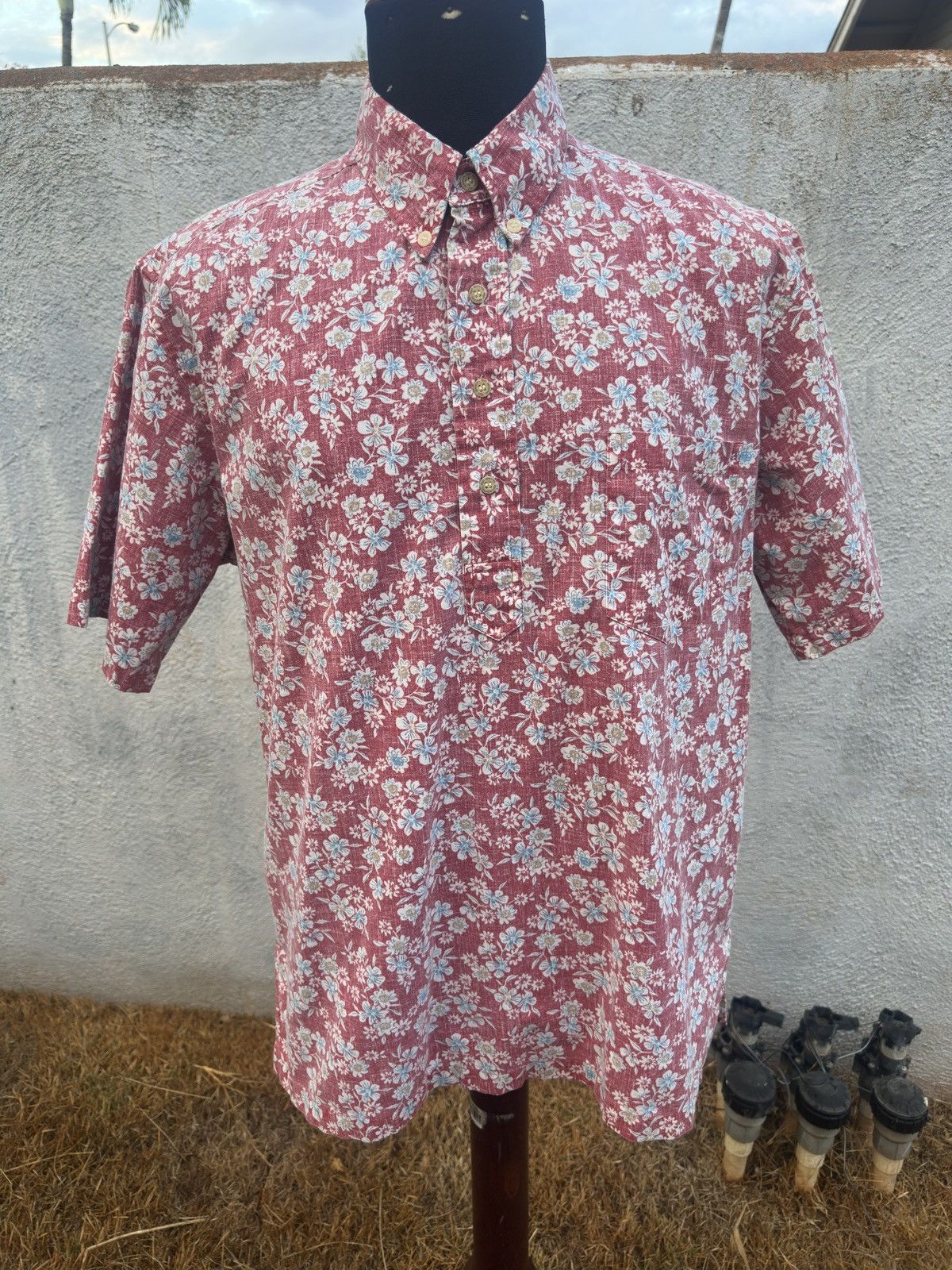 Reyn Spooner PreOwned Reyn Spooner Red Hawaiian Floral Men's Large Size US L / EU 52-54 / 3 - 1 Thumbnail