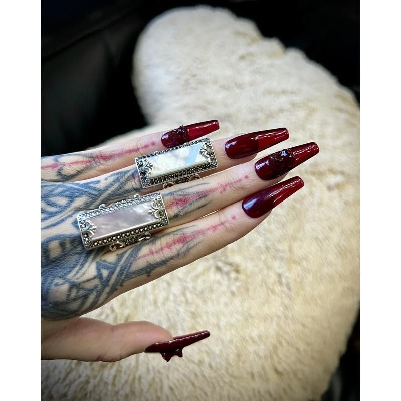 Jewelry Vibe Jewelry Rings Open Size Chrome Ring (Size 7-13) Size ONE SIZE - 4 Thumbnail