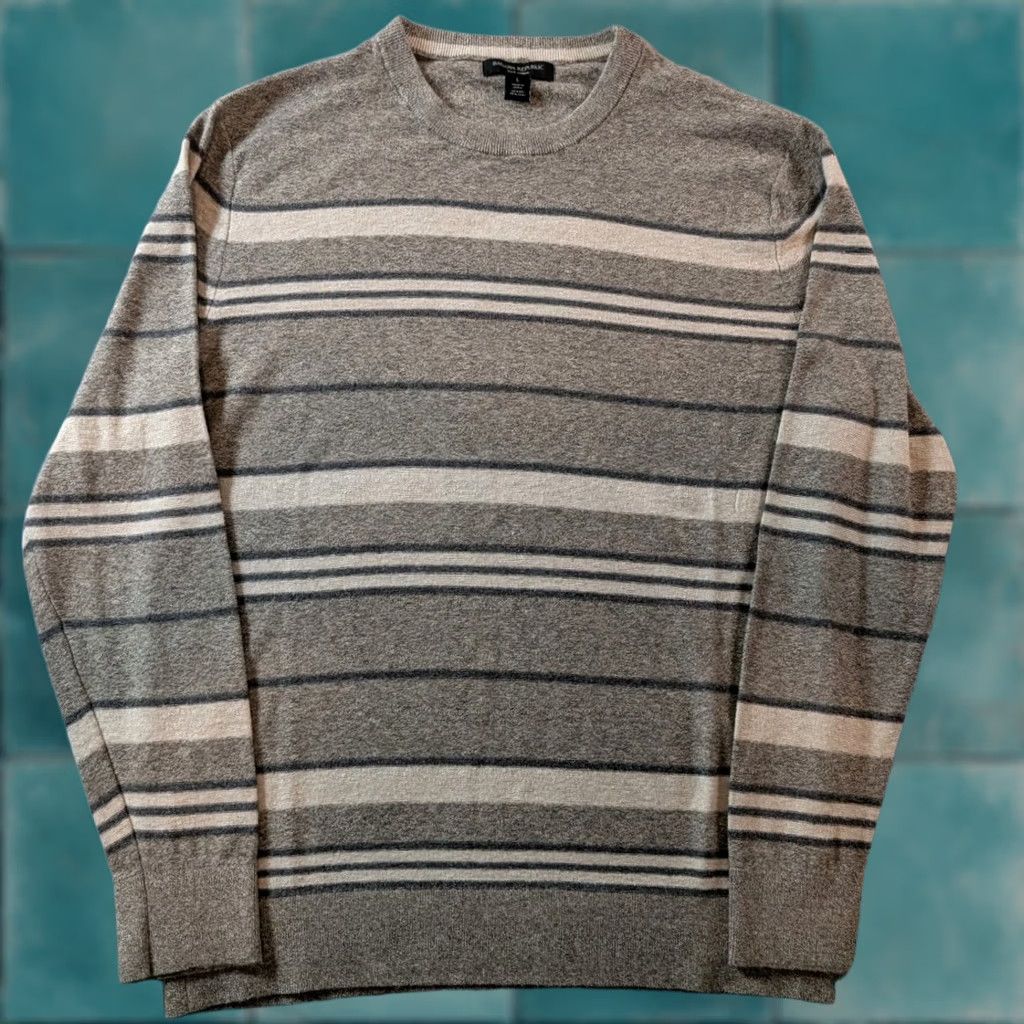 Banana Republic Banana Republic Sweater Shirt Mens L Beige Silk Linen Knit Crew Neck 90s Office Casual Pullover Long Sleeve Caproom Size US L / EU 52-54 / 3 - 1 Thumbnail