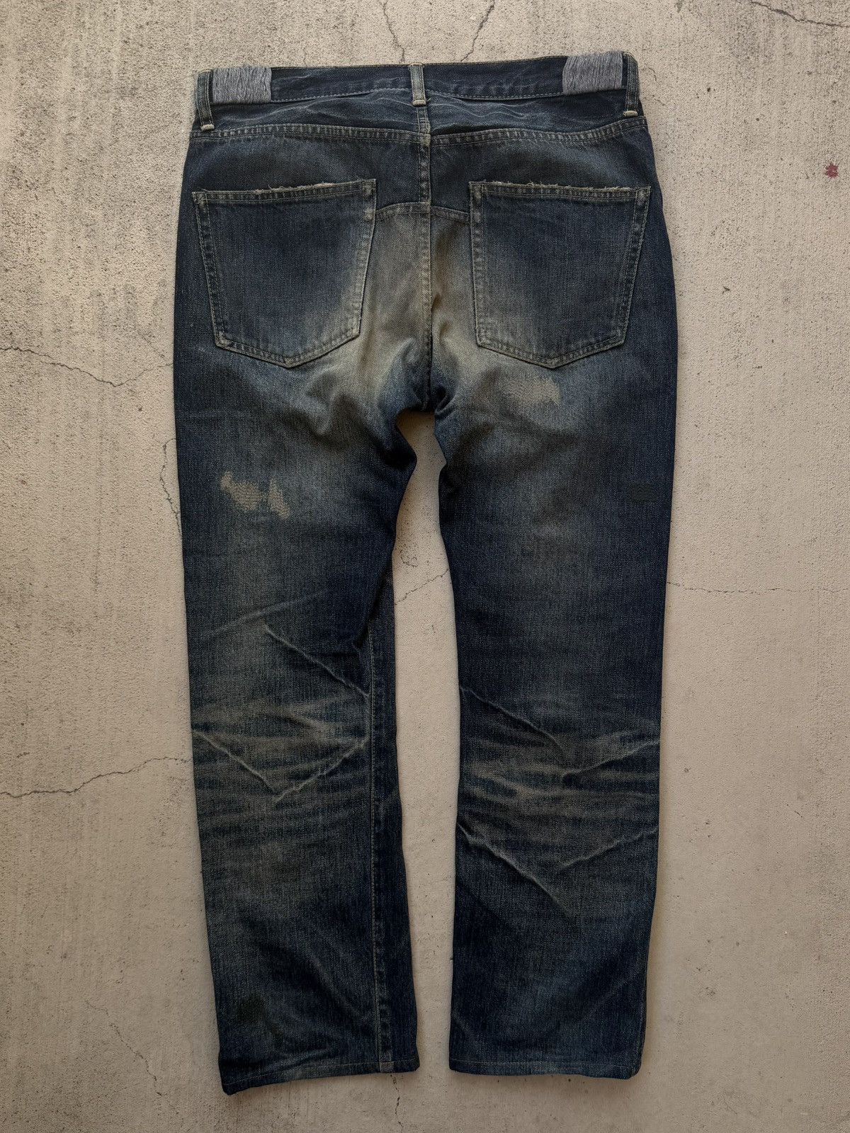 Undercover Archive Mud Wash Undercover AW06 "Guruguru" Bug Denim 34 Size US 34 / EU 50 - 5 Thumbnail