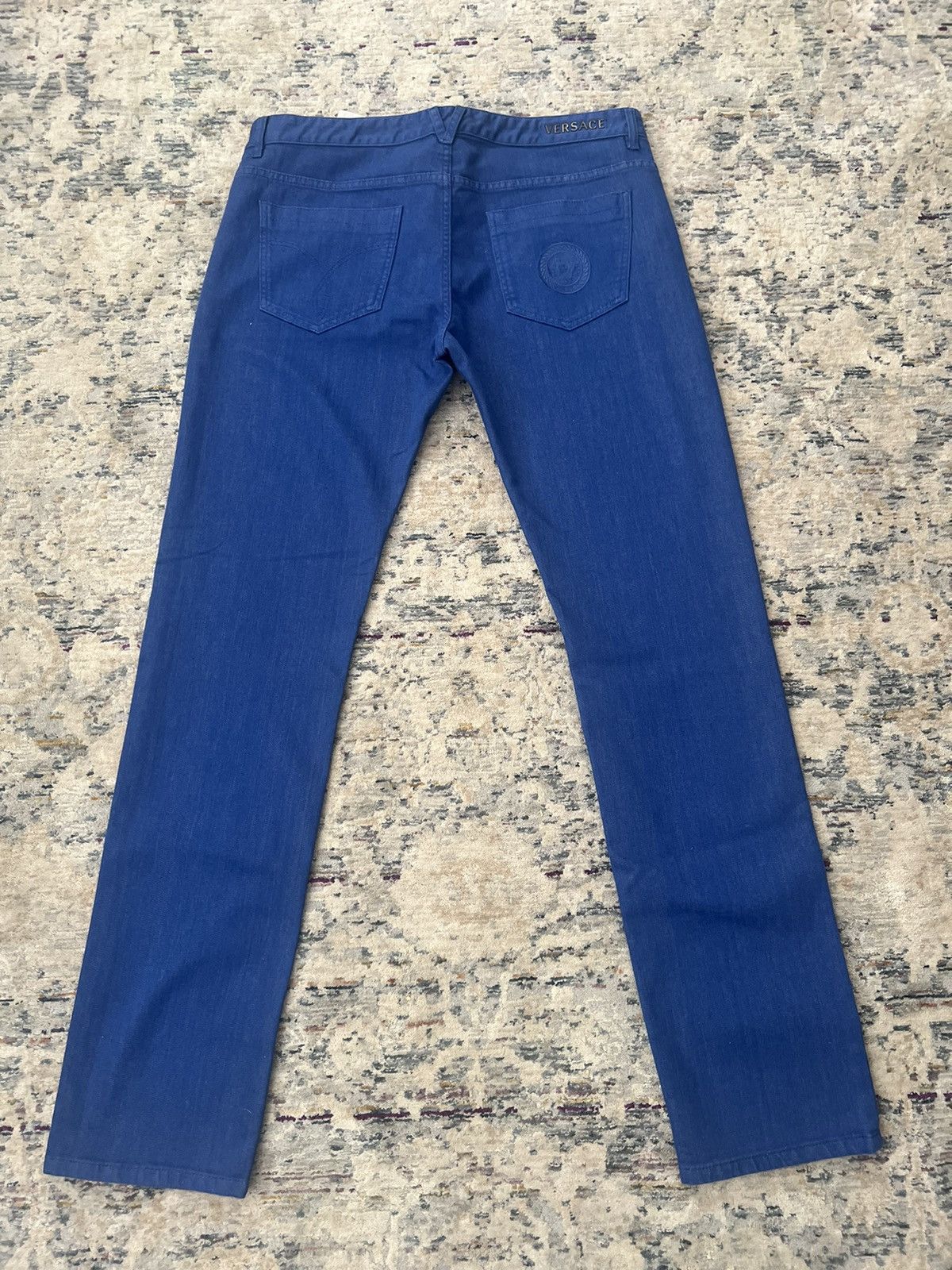 Versace Gianni Versace Blue Denim Jeans Sz 37 Size US 37 - 6 Thumbnail
