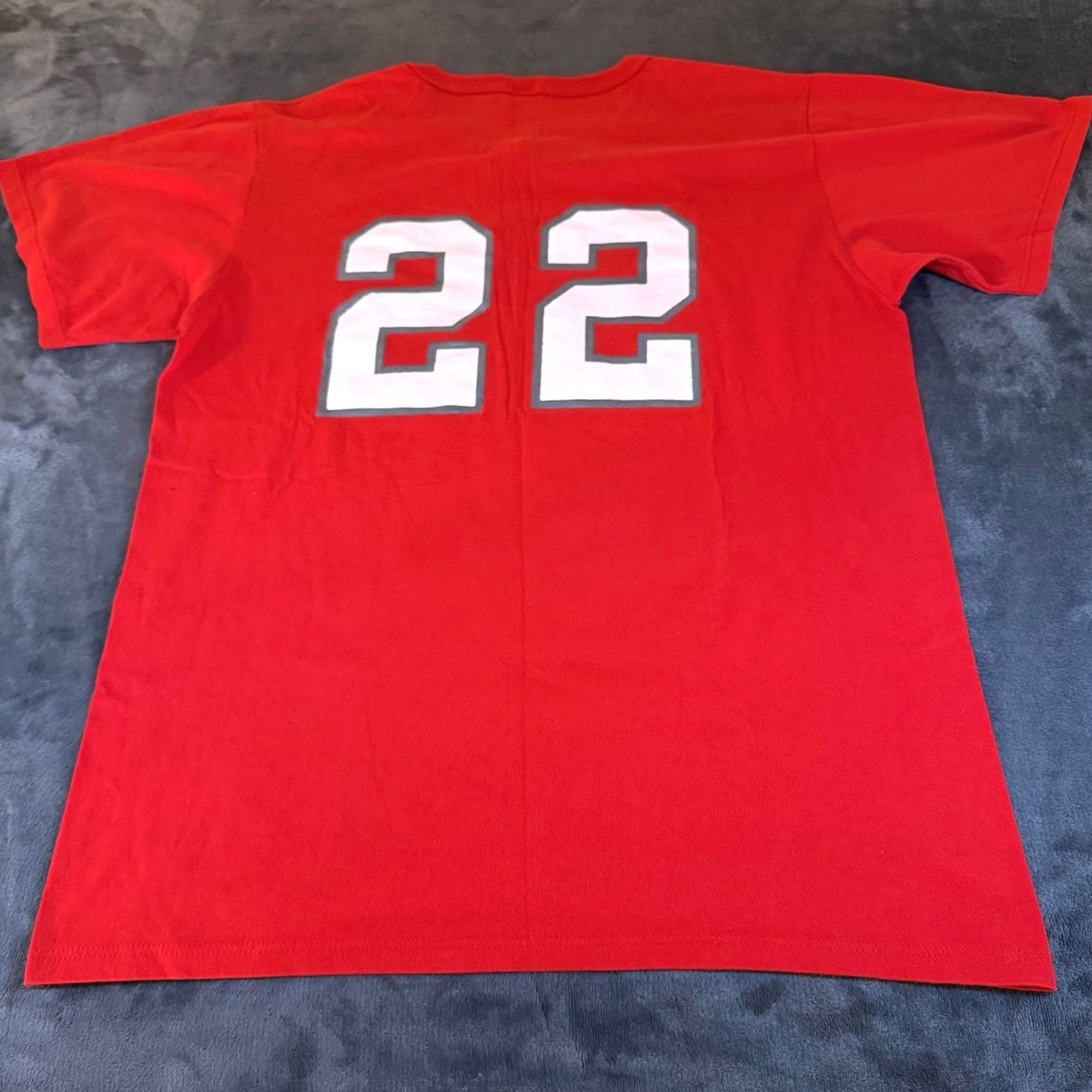 Russell Athletic VINTAGE Russell Athletic Harold's Cartage Red Shirt Mens 2XL T-Shirt Graphic Print Henley Short Sleeve Retro 90s Size US XXL / EU 58 / 5 - 4 Thumbnail