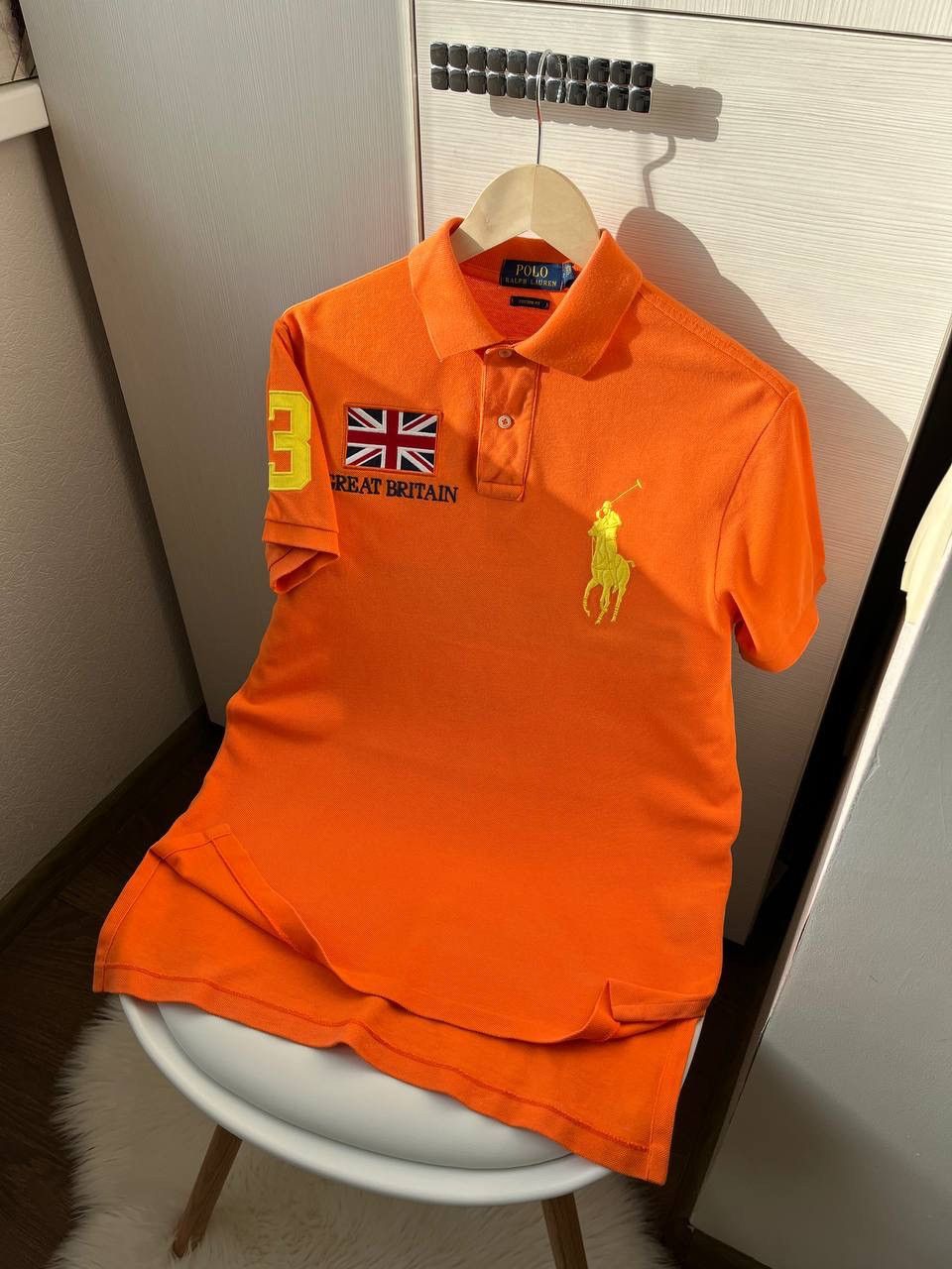 Polo Ralph Lauren × Vintage Vintage Polo Ralph Lauren Great Britain Big Logo Shirt Size US S / EU 44-46 / 1 - 1 Thumbnail