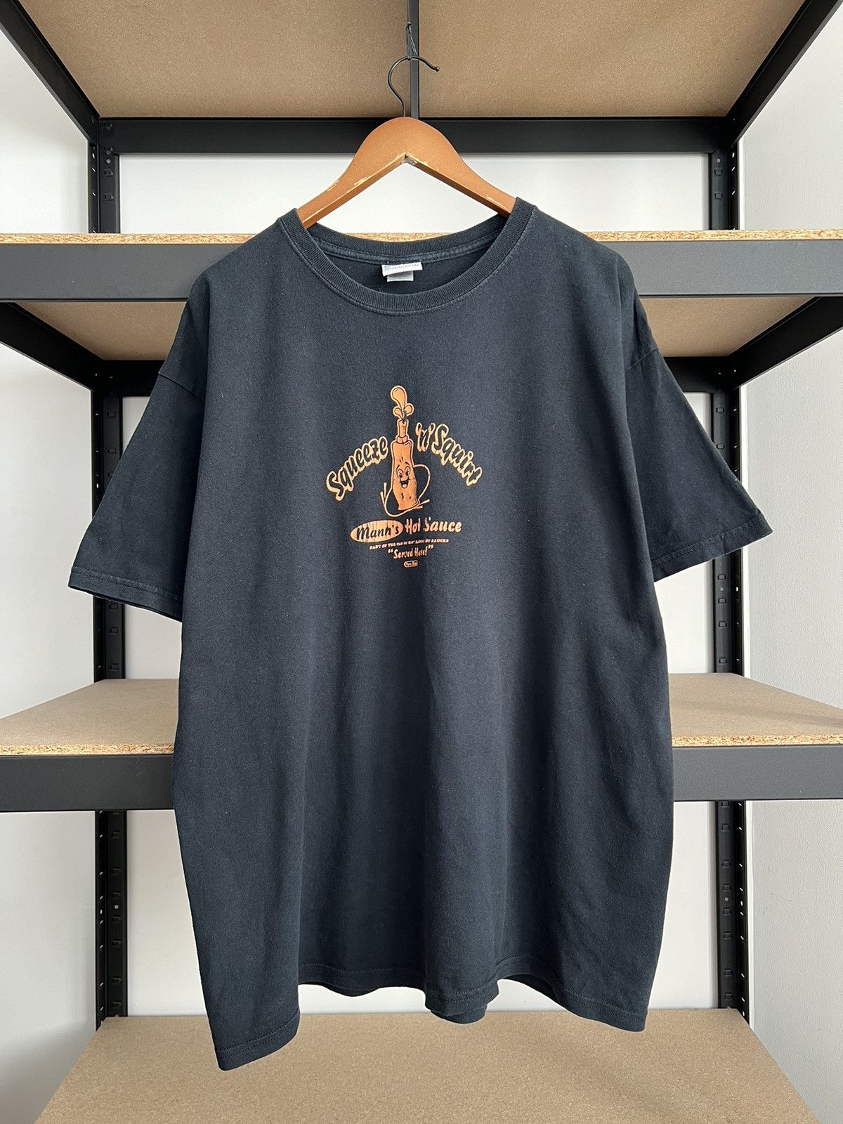 Vintage Vintage Porn Star Squeeze Hook-ups Black T-shirt Size US XL / EU 56 / 4 - 1 Thumbnail