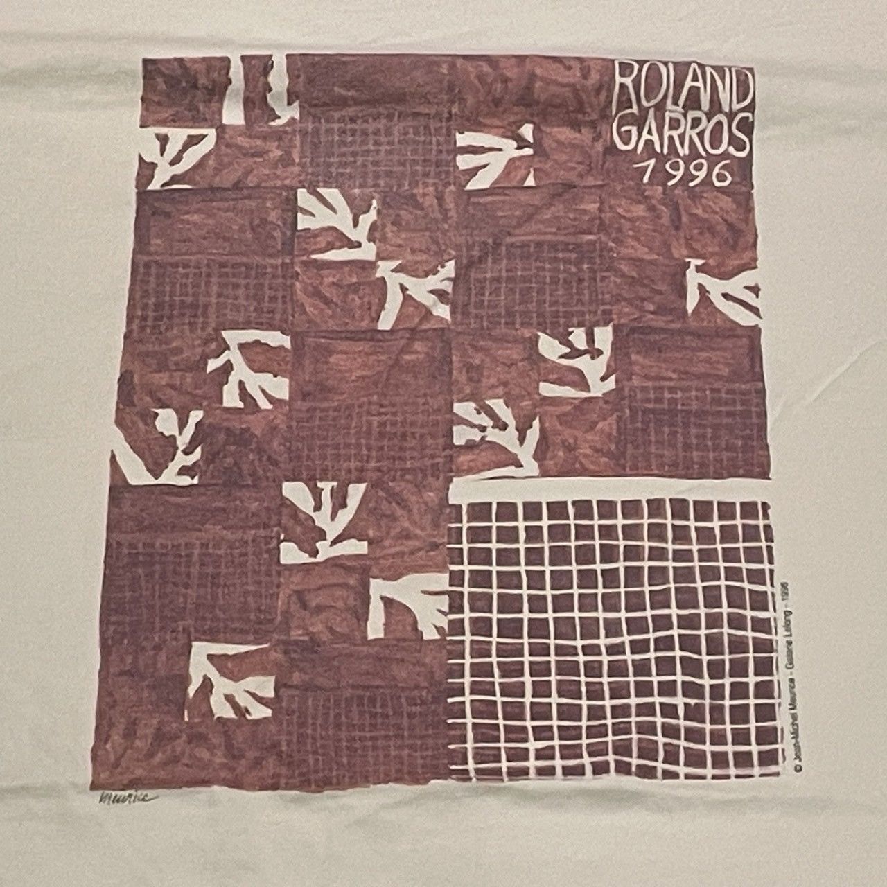 Other Rare Vintage 1996 Roland Garros Tennis Tee Grand Slam Size US L / EU 52-54 / 3 - 5 Thumbnail