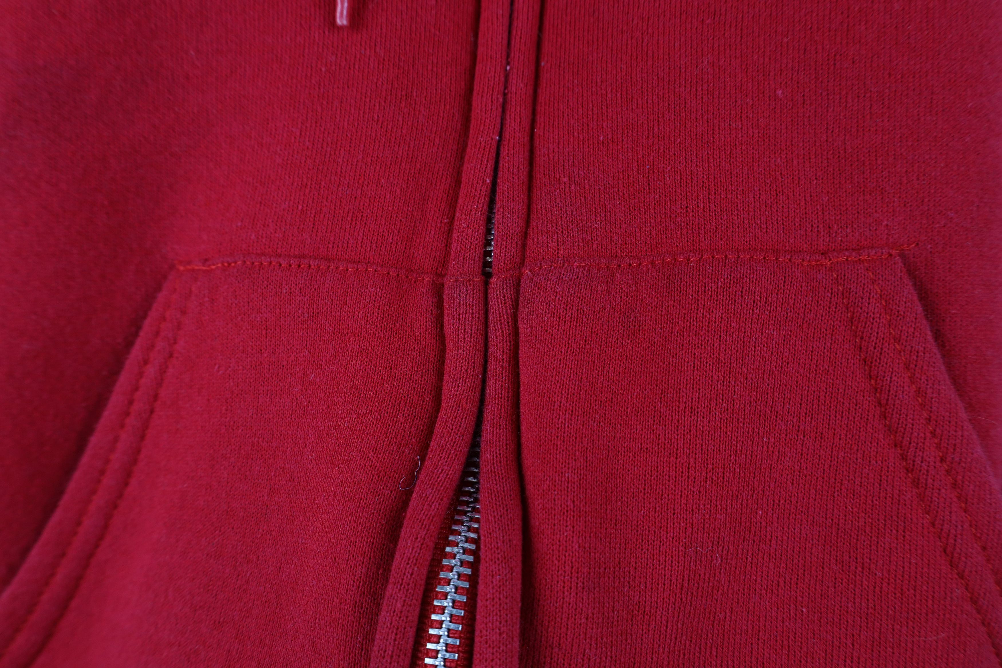Vintage Vintage 90s USA Olympics Full Zip Hoodie Sweatshirt Red USA Size US S / EU 44-46 / 1 - 7 Thumbnail